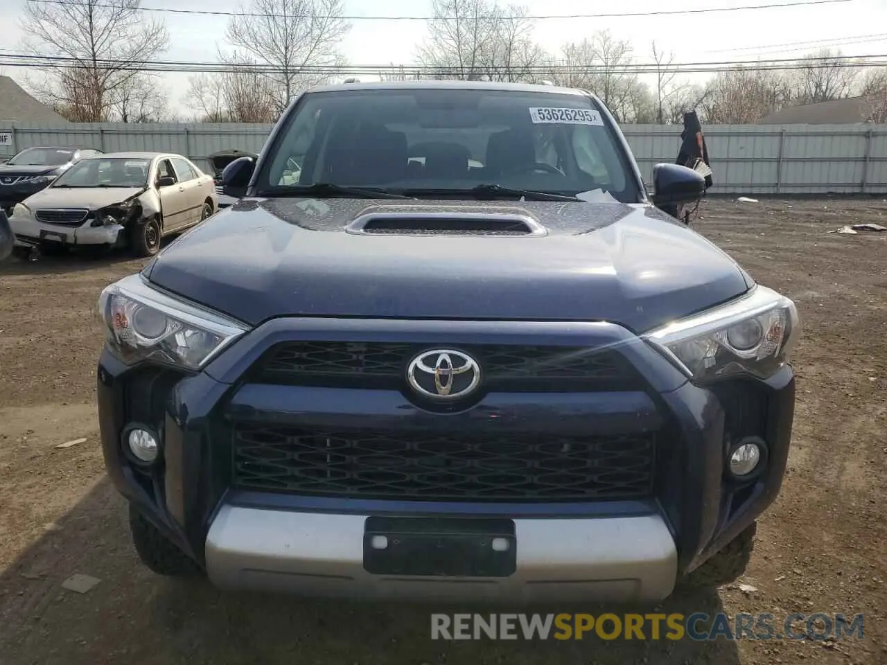 5 fotografías del automóvil dañado JTEBU5JR1K5619652 TOYOTA 4RUNNER 2019