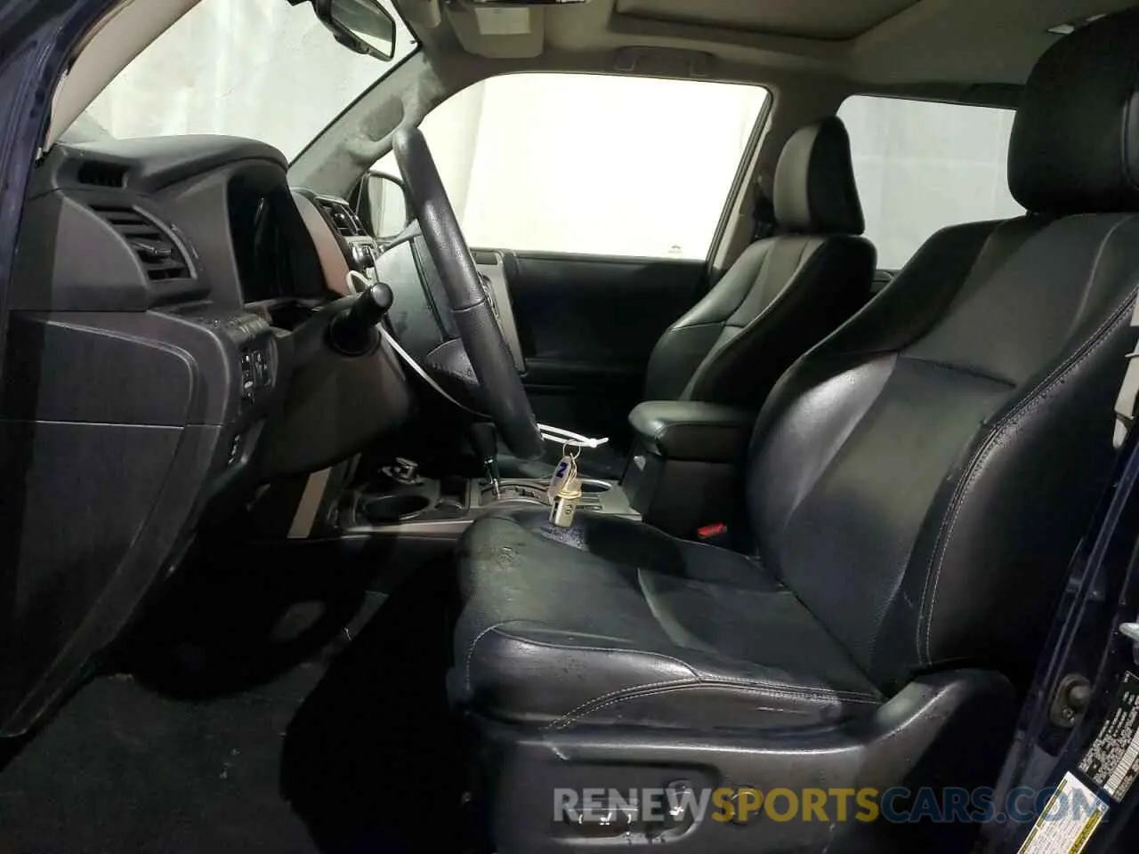 7 fotografías del automóvil dañado JTEBU5JR1K5629937 TOYOTA 4RUNNER 2019