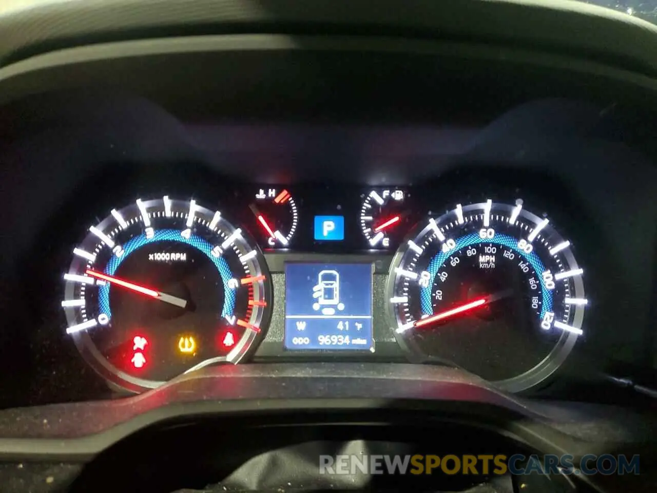 9 fotografías del automóvil dañado JTEBU5JR1K5629937 TOYOTA 4RUNNER 2019