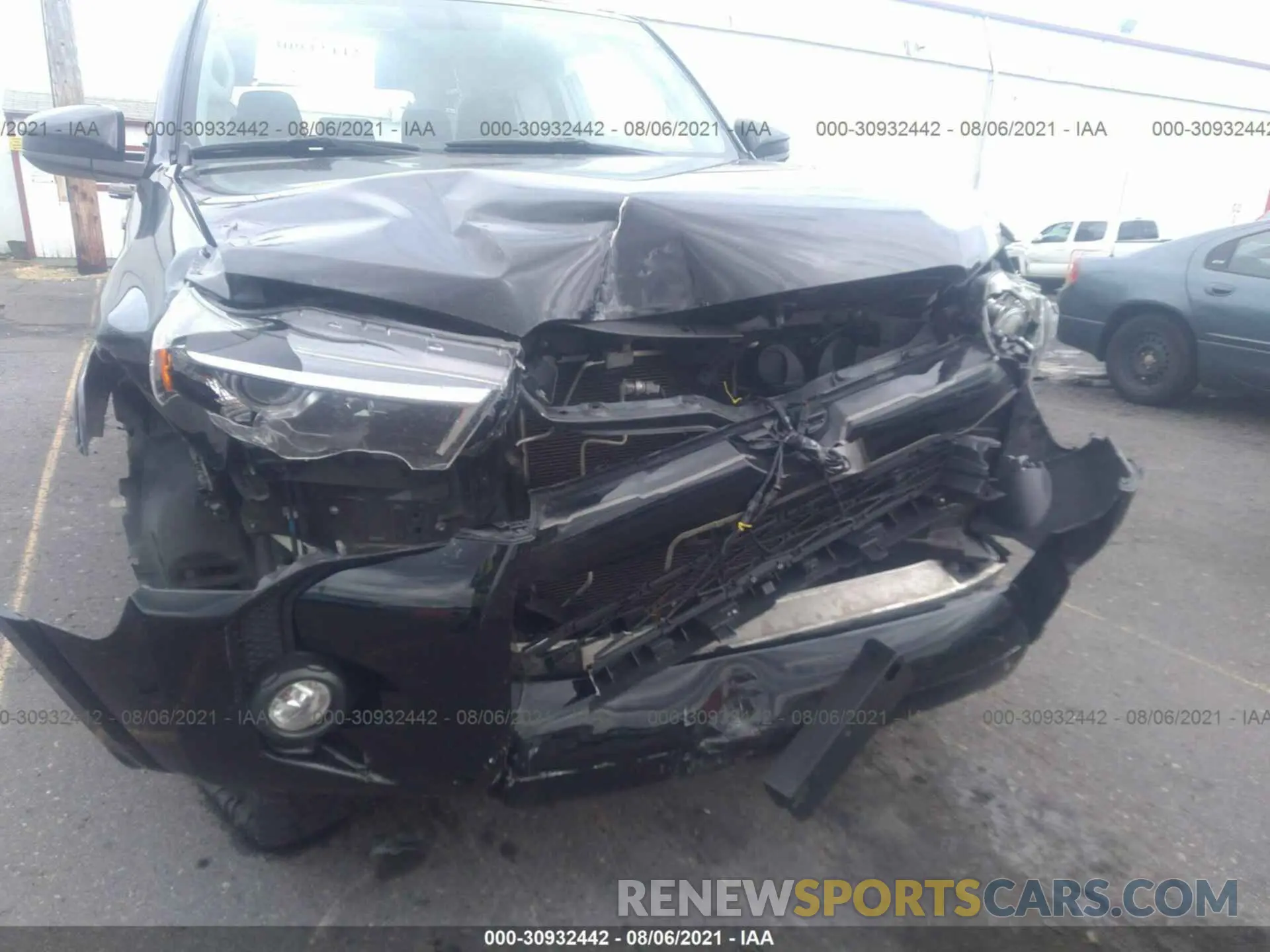 6 fotografías del automóvil dañado JTEBU5JR1K5632742 TOYOTA 4RUNNER 2019