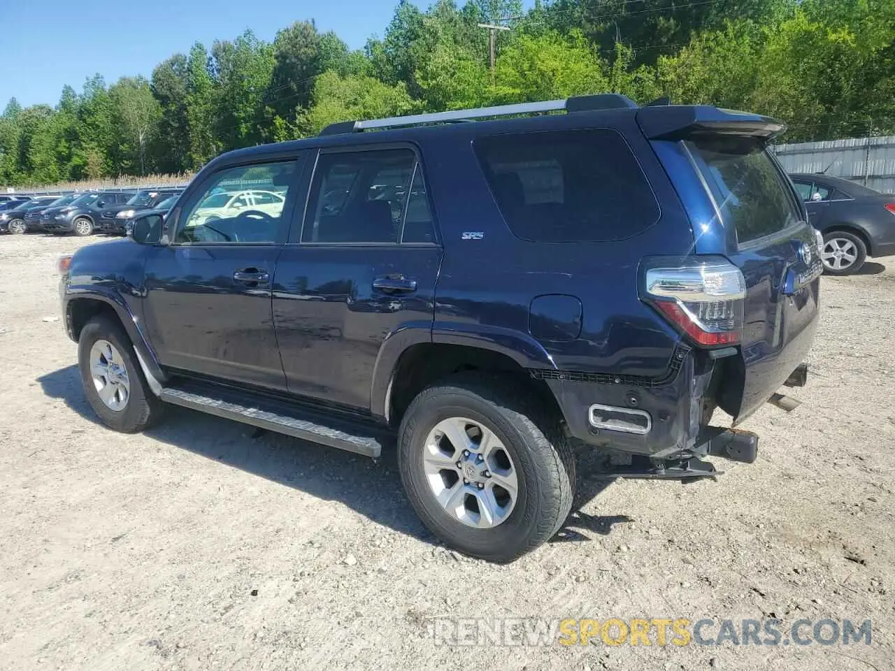 2 fotografías del automóvil dañado JTEBU5JR1K5658323 TOYOTA 4RUNNER 2019