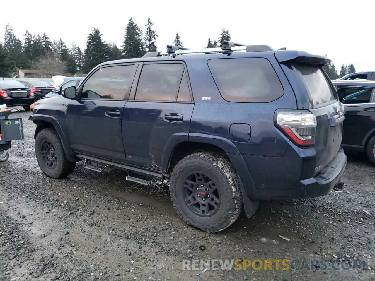 2 fotografías del automóvil dañado JTEBU5JR1K5682475 TOYOTA 4RUNNER 2019