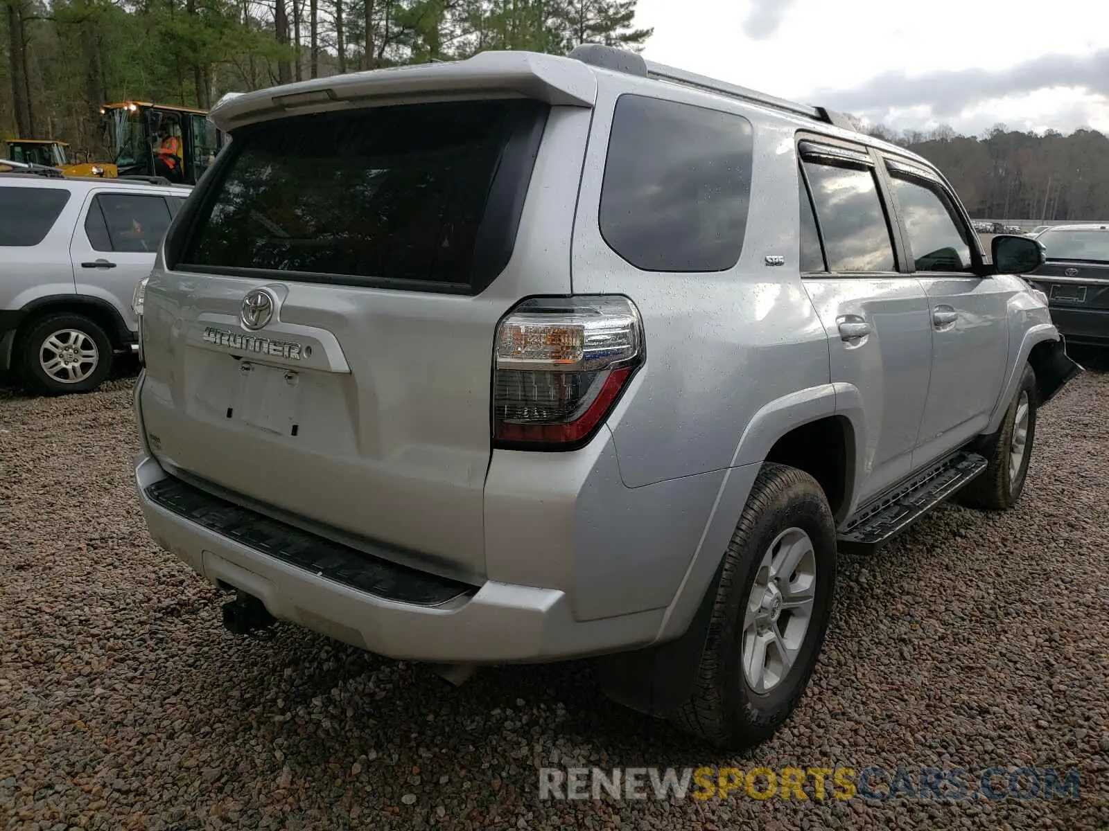 4 fotografías del automóvil dañado JTEBU5JR1K5701011 TOYOTA 4RUNNER 2019
