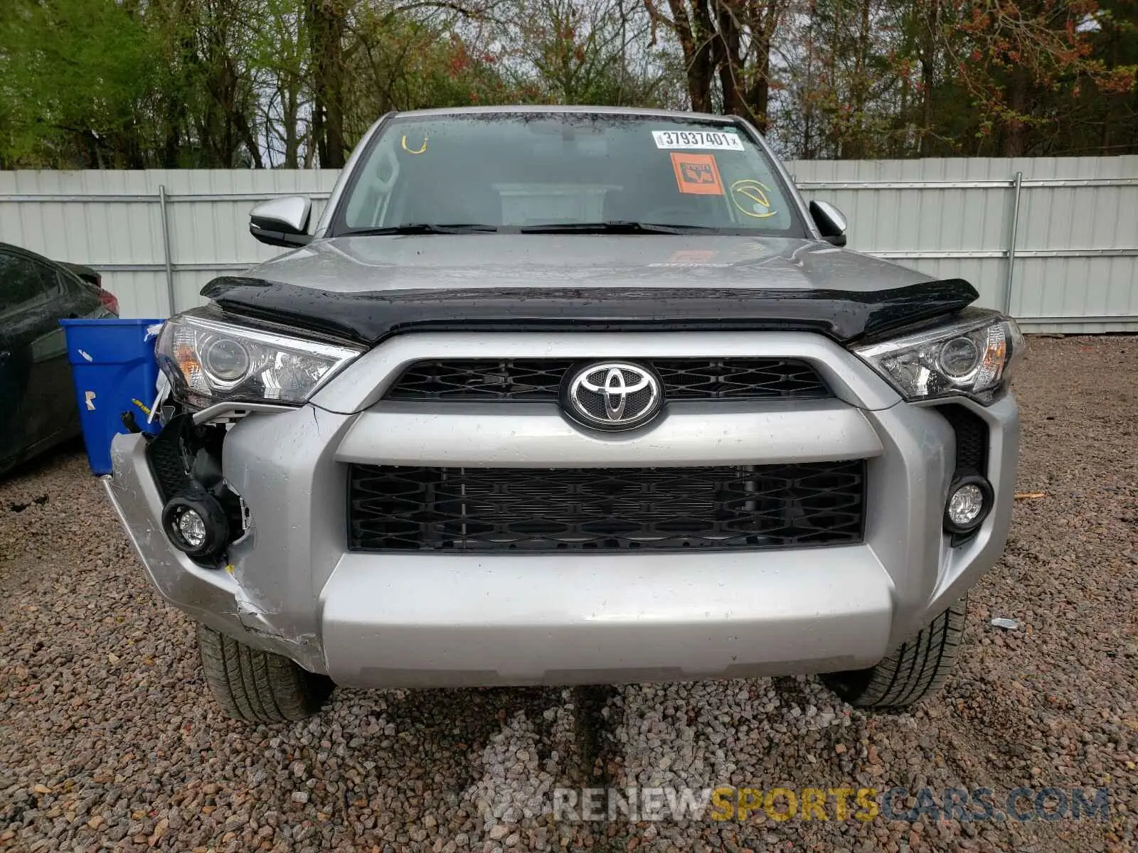 9 fotografías del automóvil dañado JTEBU5JR1K5701011 TOYOTA 4RUNNER 2019