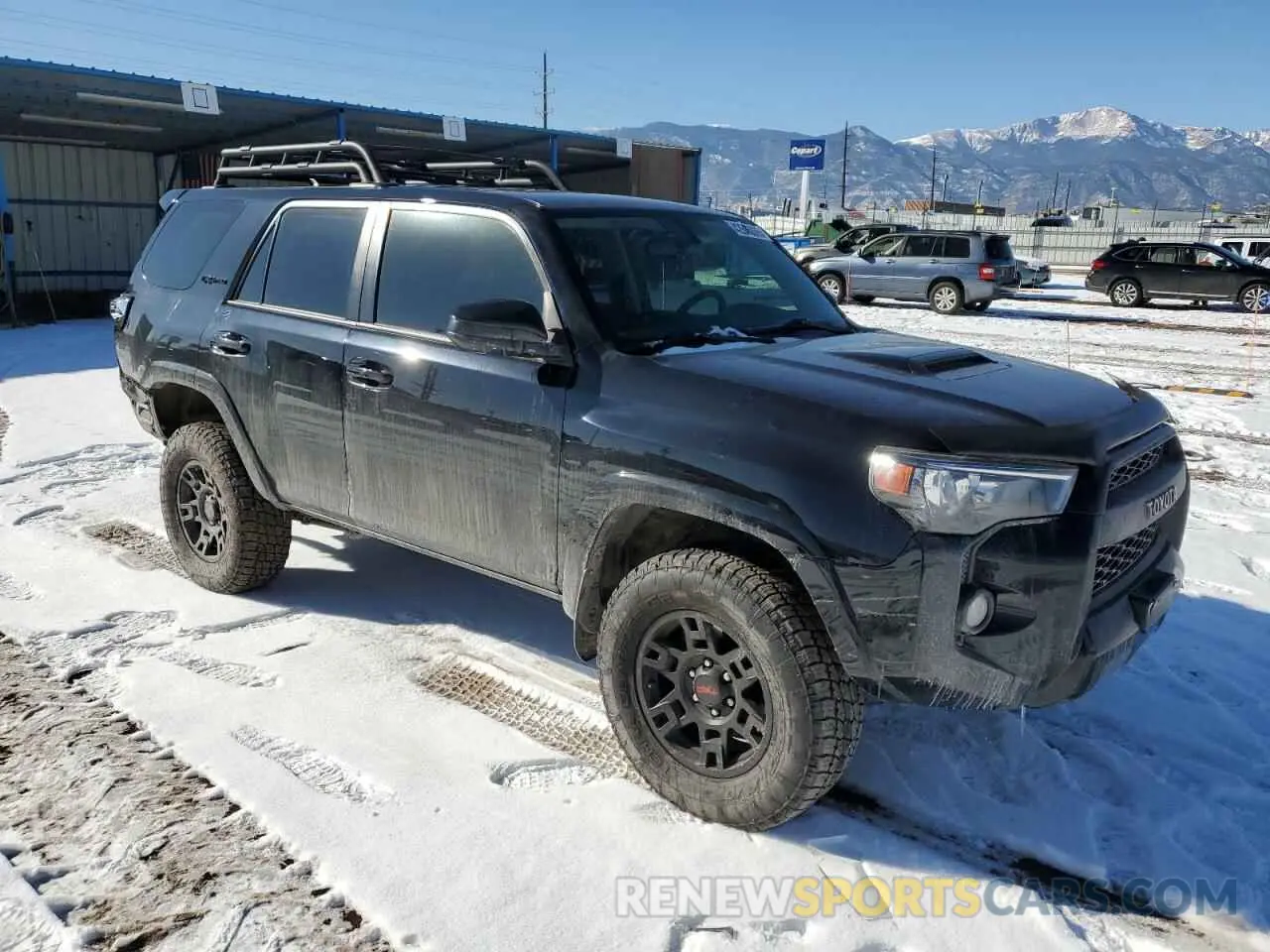 4 fotografías del automóvil dañado JTEBU5JR1K5715488 TOYOTA 4RUNNER 2019