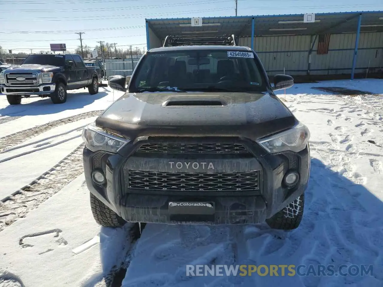 5 fotografías del automóvil dañado JTEBU5JR1K5715488 TOYOTA 4RUNNER 2019