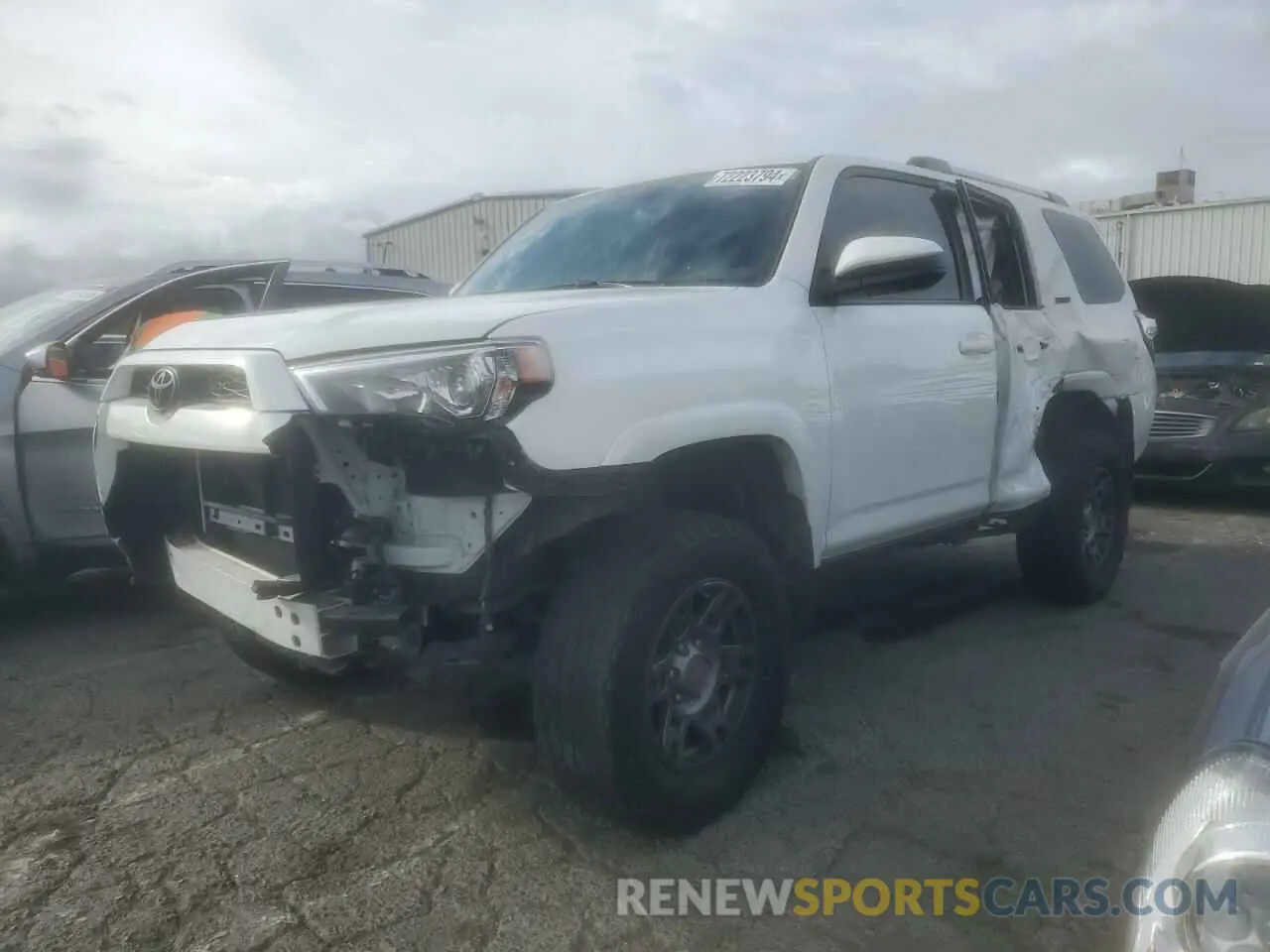 1 fotografías del automóvil dañado JTEBU5JR1K5720223 TOYOTA 4RUNNER 2019