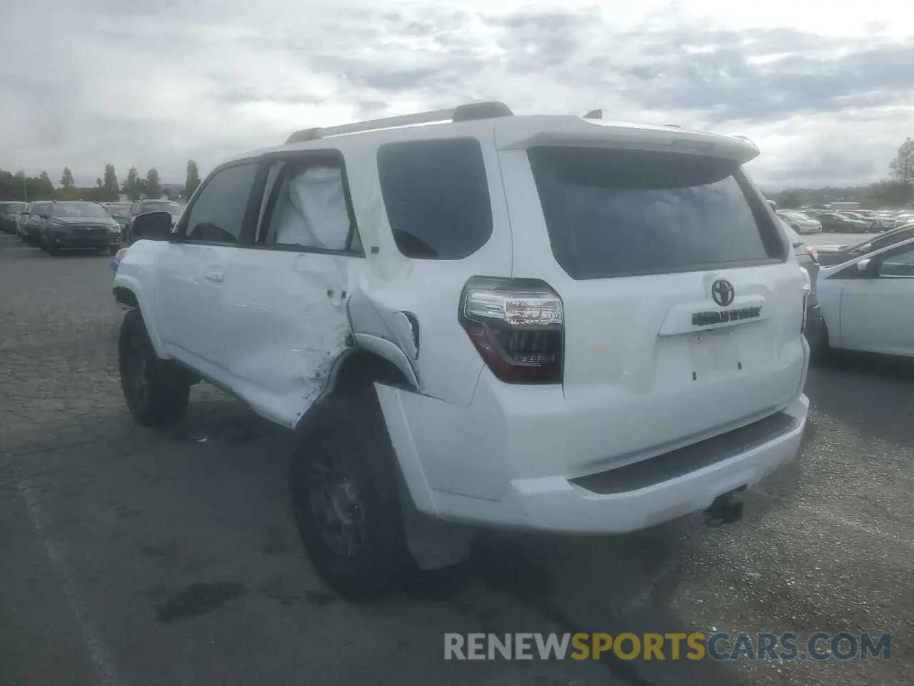 2 fotografías del automóvil dañado JTEBU5JR1K5720223 TOYOTA 4RUNNER 2019
