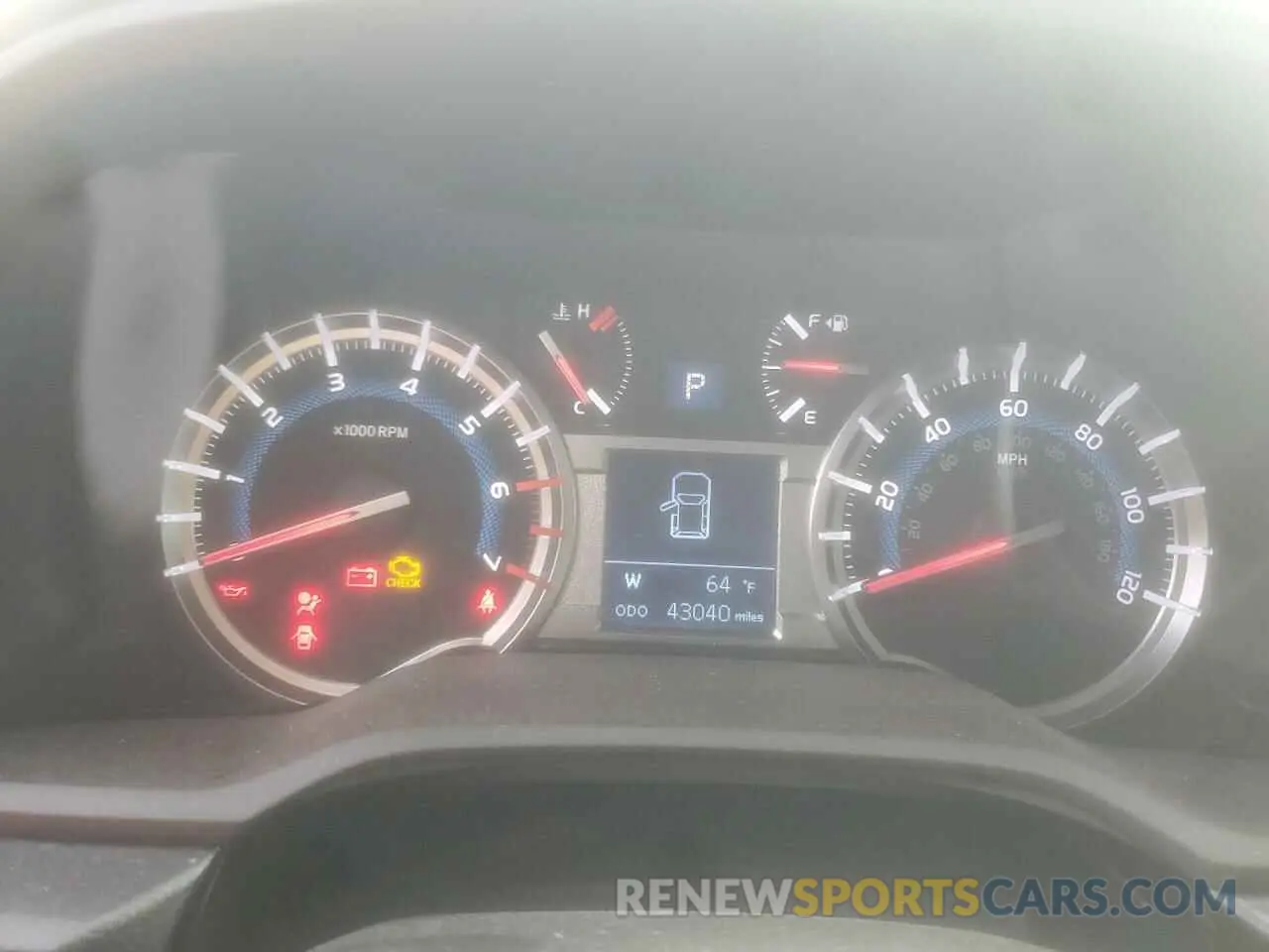 9 fotografías del automóvil dañado JTEBU5JR1K5720223 TOYOTA 4RUNNER 2019