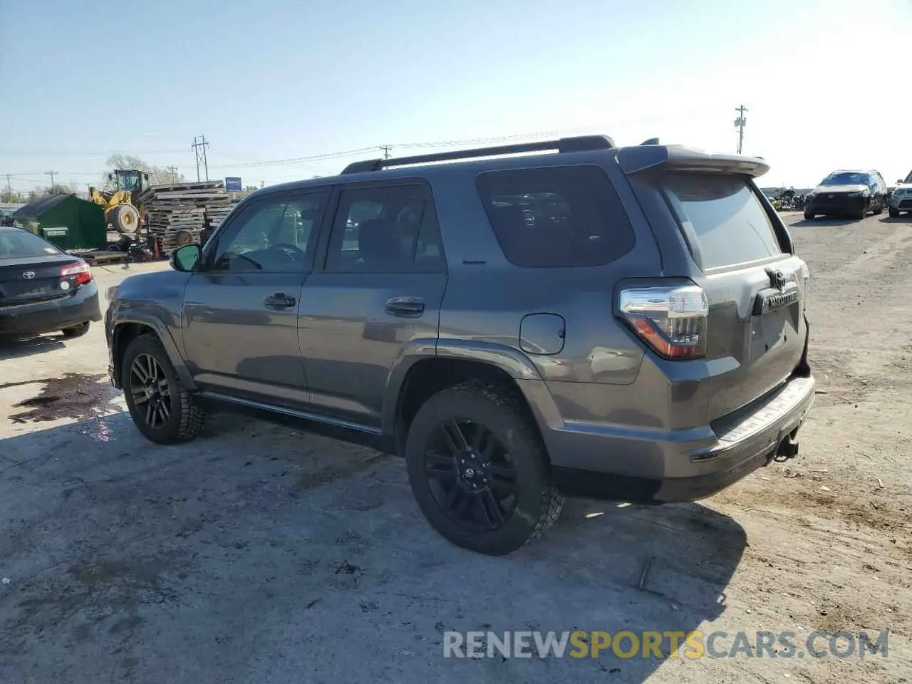2 fotografías del automóvil dañado JTEBU5JR2K5611284 TOYOTA 4RUNNER 2019
