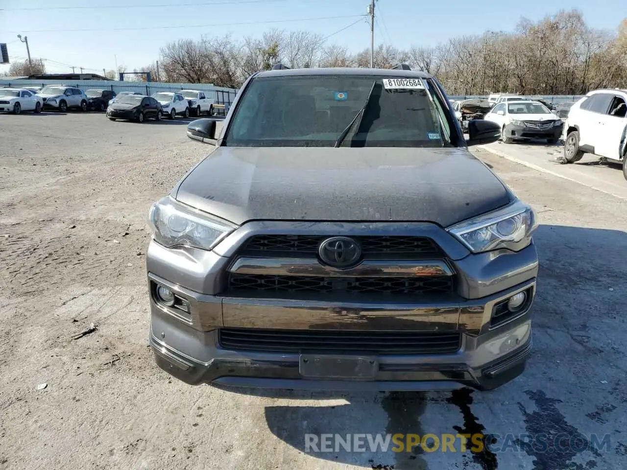 5 fotografías del automóvil dañado JTEBU5JR2K5611284 TOYOTA 4RUNNER 2019