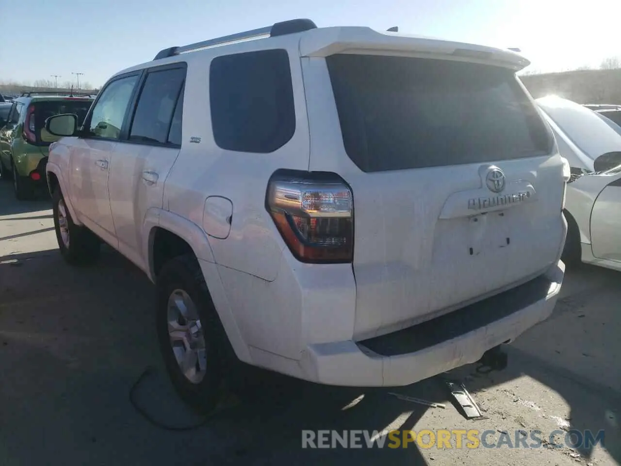 3 fotografías del automóvil dañado JTEBU5JR2K5615755 TOYOTA 4RUNNER 2019