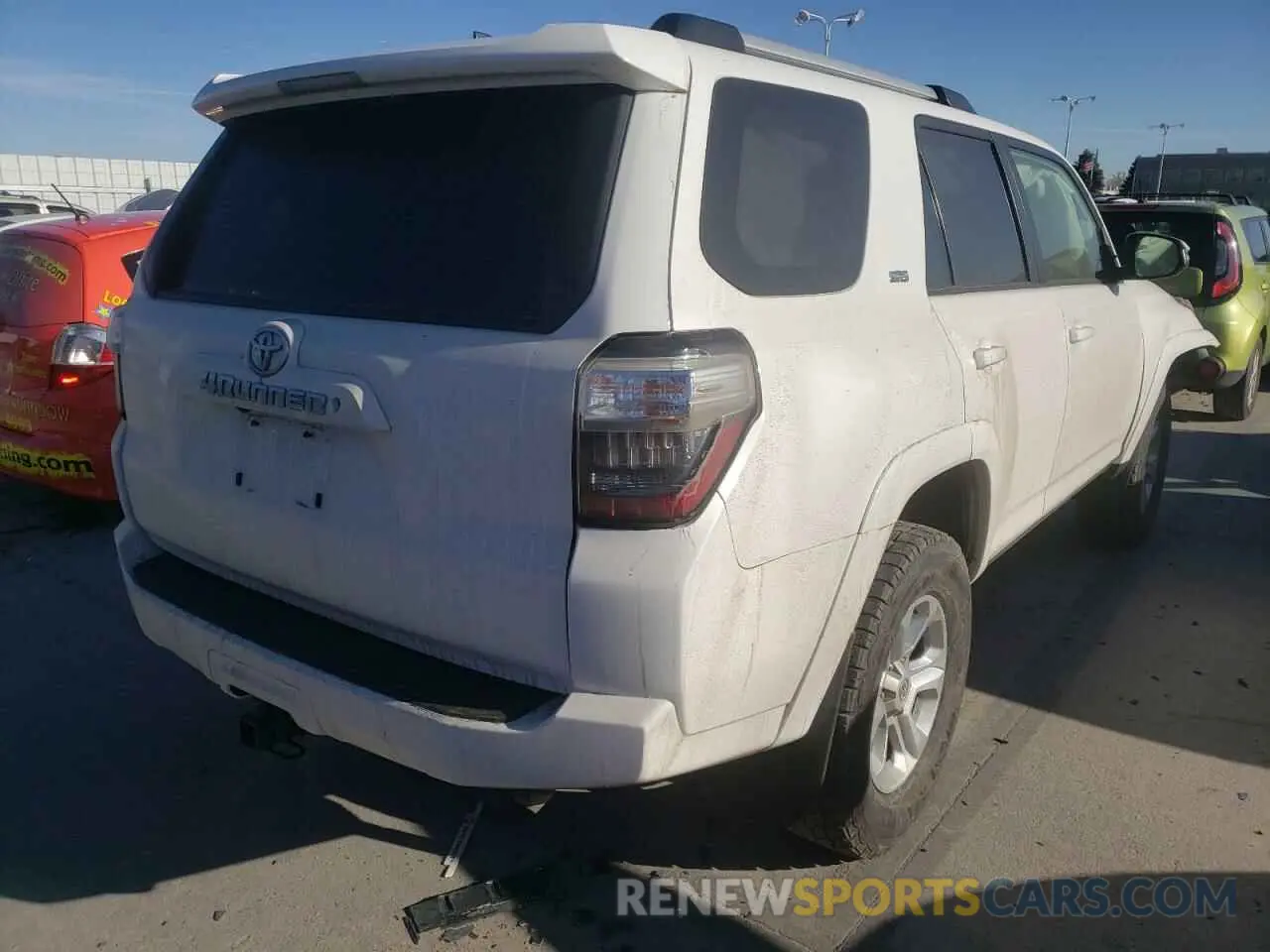 4 fotografías del automóvil dañado JTEBU5JR2K5615755 TOYOTA 4RUNNER 2019