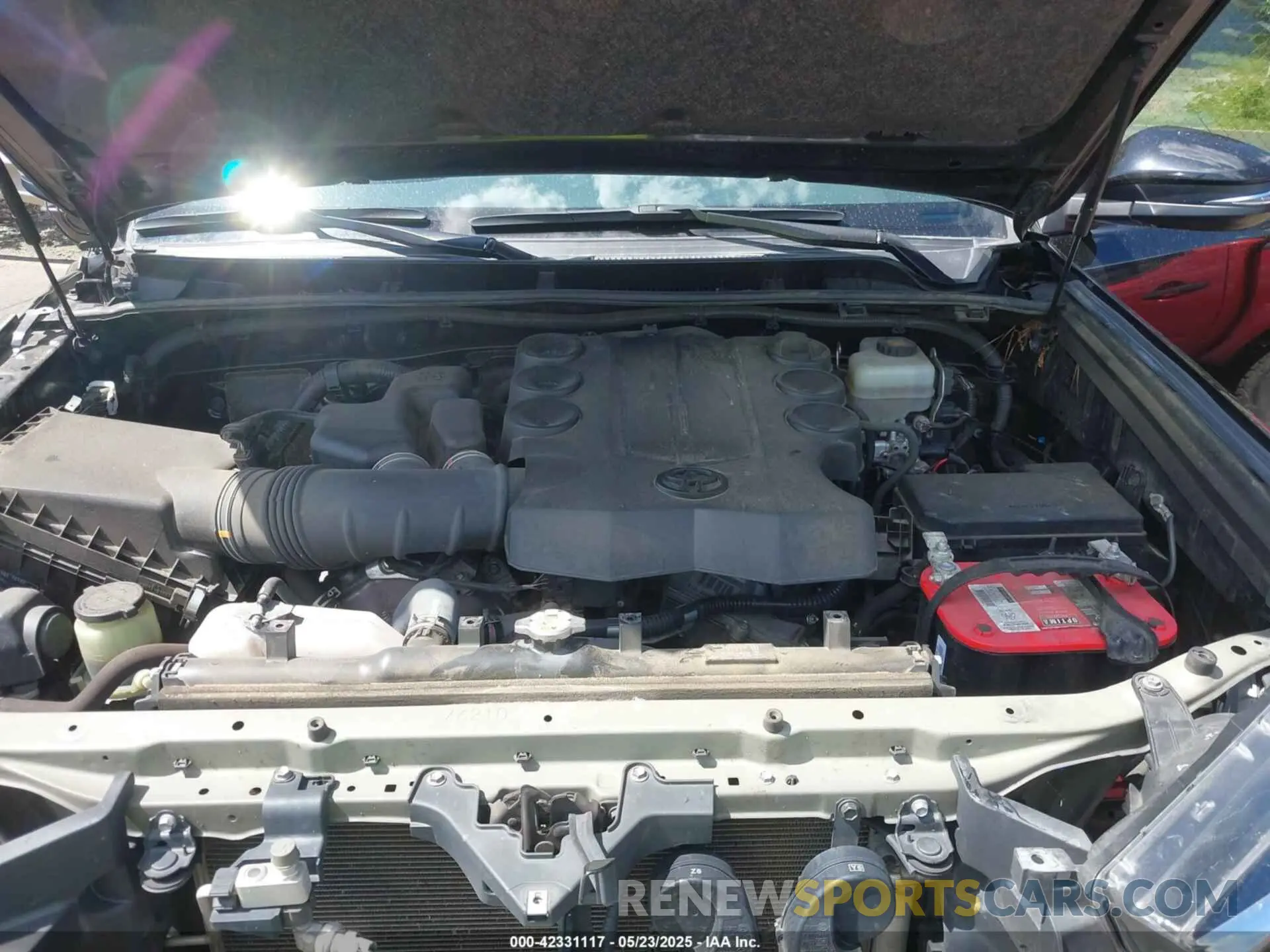 10 fotografías del automóvil dañado JTEBU5JR2K5655866 TOYOTA 4RUNNER 2019