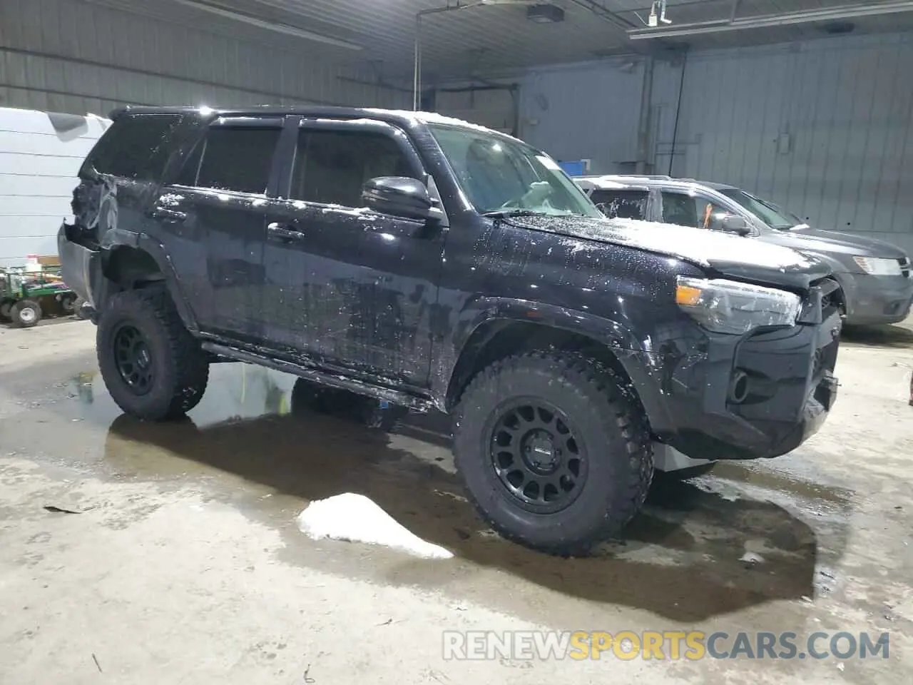 4 fotografías del automóvil dañado JTEBU5JR2K5659352 TOYOTA 4RUNNER 2019