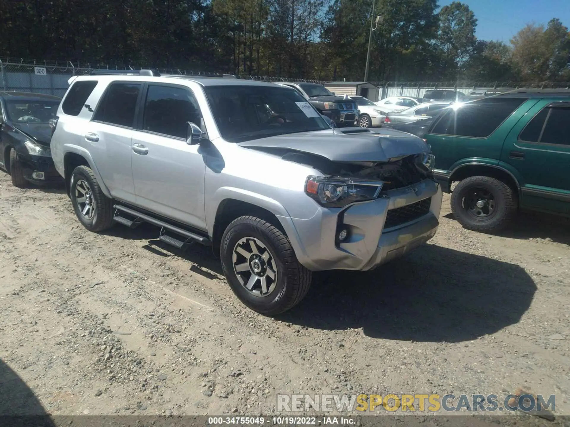 1 fotografías del automóvil dañado JTEBU5JR2K5678712 TOYOTA 4RUNNER 2019