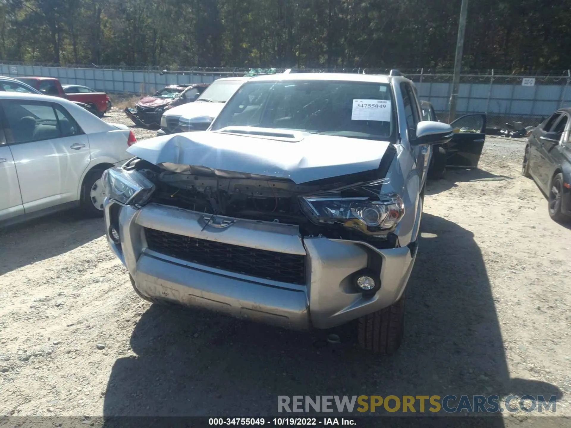 6 fotografías del automóvil dañado JTEBU5JR2K5678712 TOYOTA 4RUNNER 2019