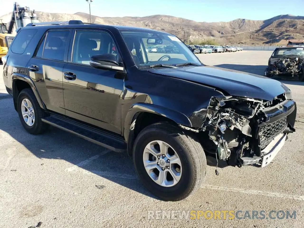 4 fotografías del automóvil dañado JTEBU5JR2K5689189 TOYOTA 4RUNNER 2019