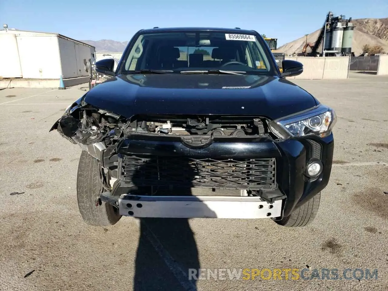 5 fotografías del automóvil dañado JTEBU5JR2K5689189 TOYOTA 4RUNNER 2019