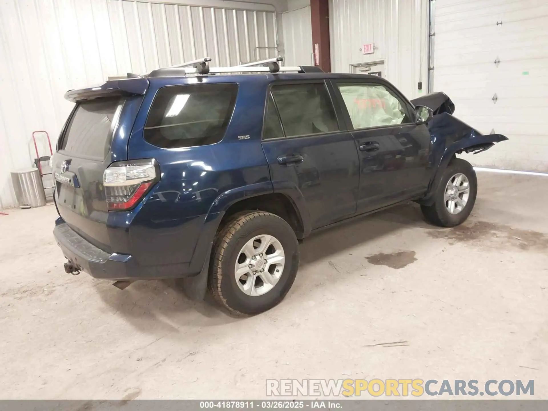 4 fotografías del automóvil dañado JTEBU5JR2K5698426 TOYOTA 4RUNNER 2019