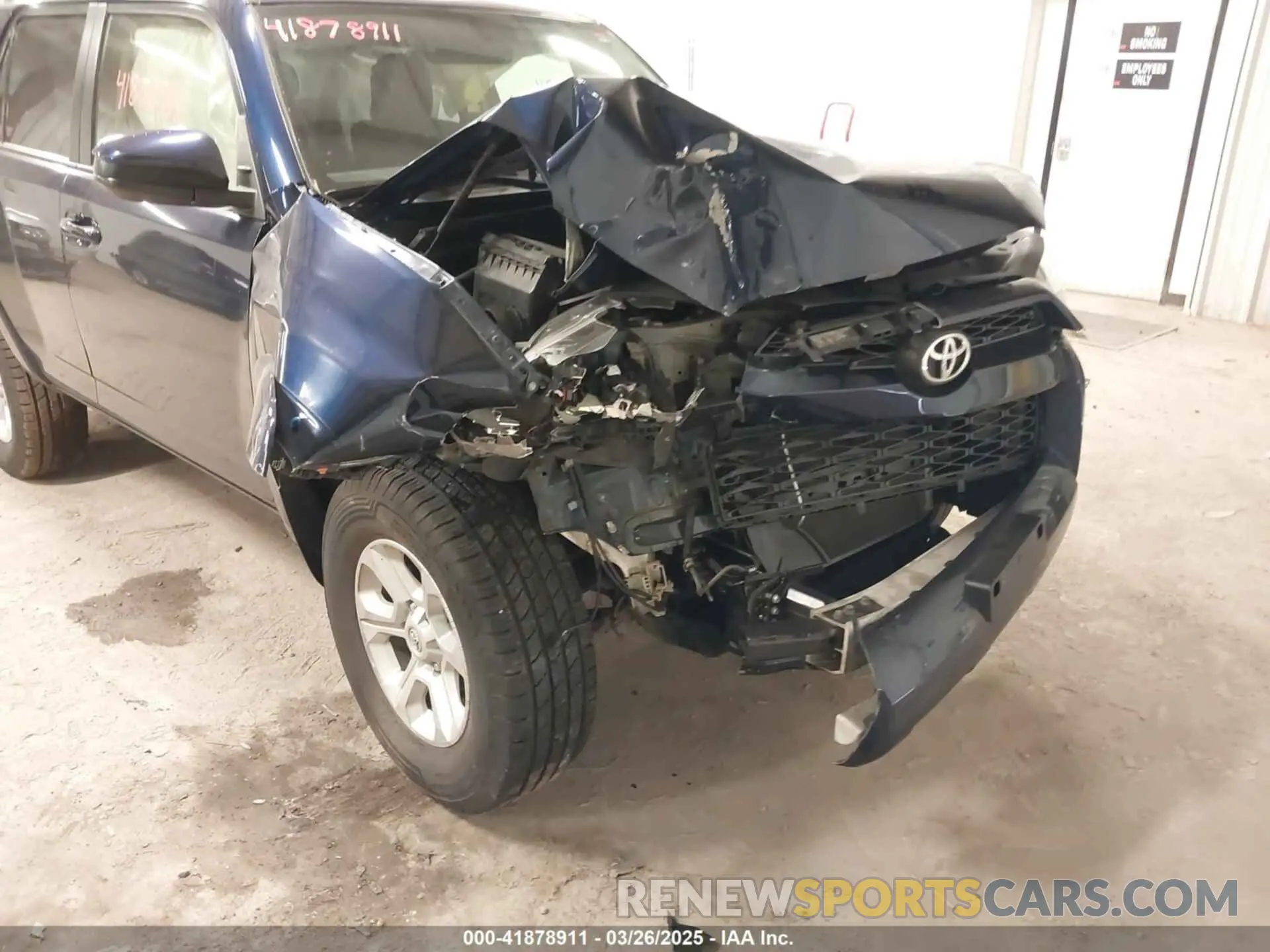 6 fotografías del automóvil dañado JTEBU5JR2K5698426 TOYOTA 4RUNNER 2019
