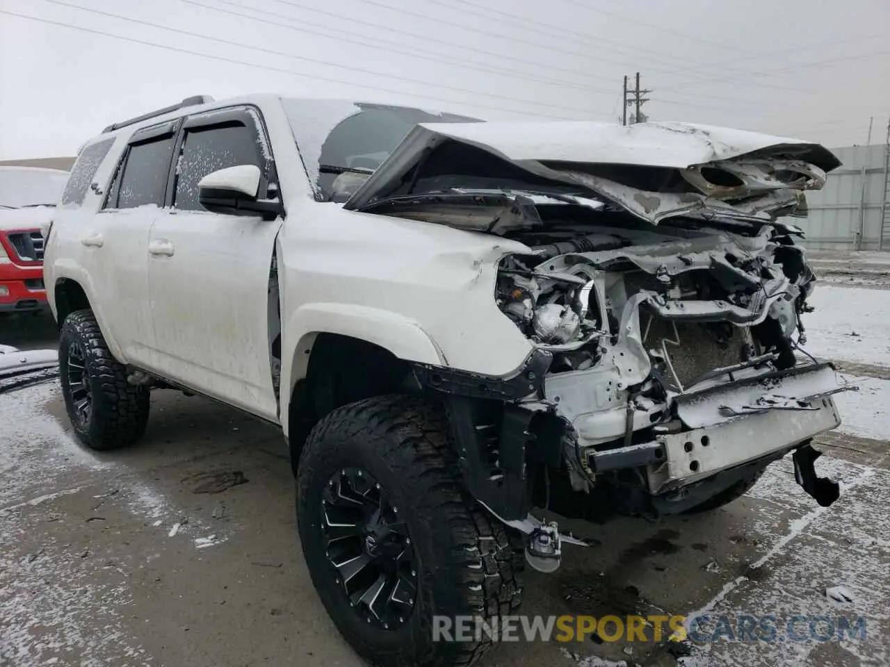 4 fotografías del automóvil dañado JTEBU5JR2K5722126 TOYOTA 4RUNNER 2019