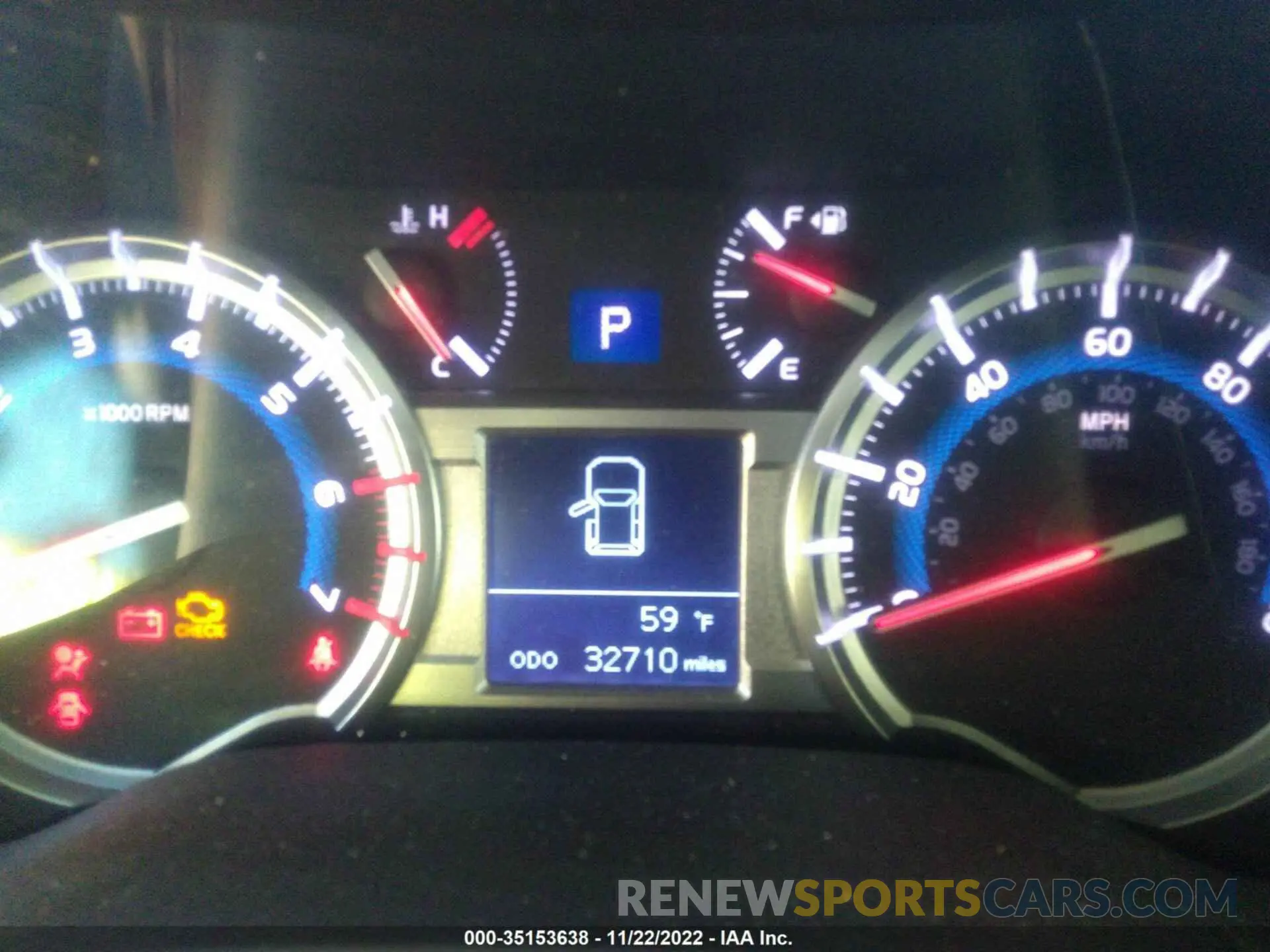 7 fotografías del automóvil dañado JTEBU5JR3K5630619 TOYOTA 4RUNNER 2019