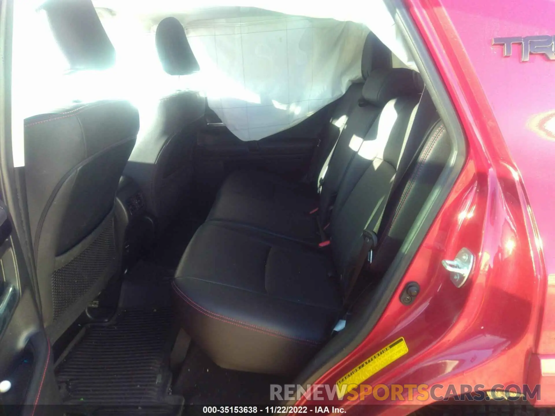 8 fotografías del automóvil dañado JTEBU5JR3K5630619 TOYOTA 4RUNNER 2019