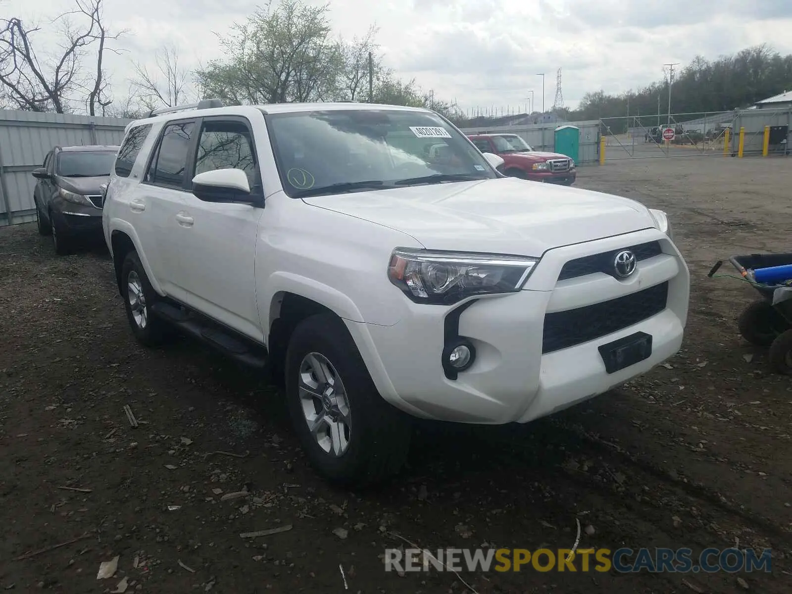 1 fotografías del automóvil dañado JTEBU5JR3K5654502 TOYOTA 4RUNNER 2019
