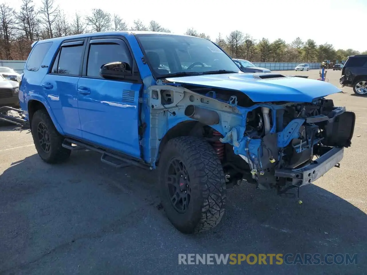 4 fotografías del automóvil dañado JTEBU5JR3K5654662 TOYOTA 4RUNNER 2019