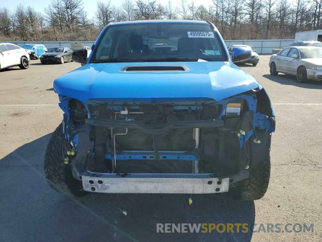 5 fotografías del automóvil dañado JTEBU5JR3K5654662 TOYOTA 4RUNNER 2019