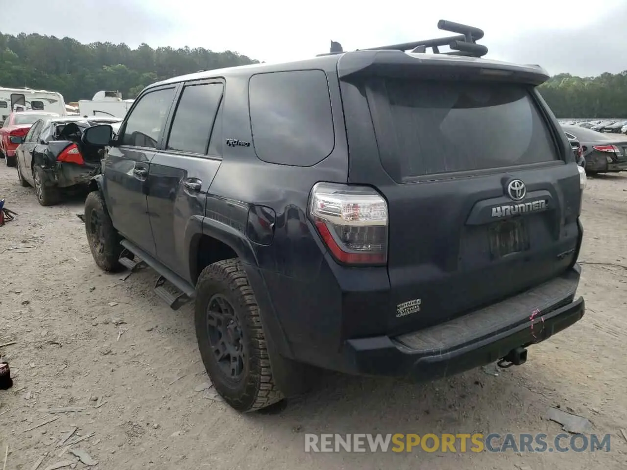 3 fotografías del automóvil dañado JTEBU5JR3K5670845 TOYOTA 4RUNNER 2019
