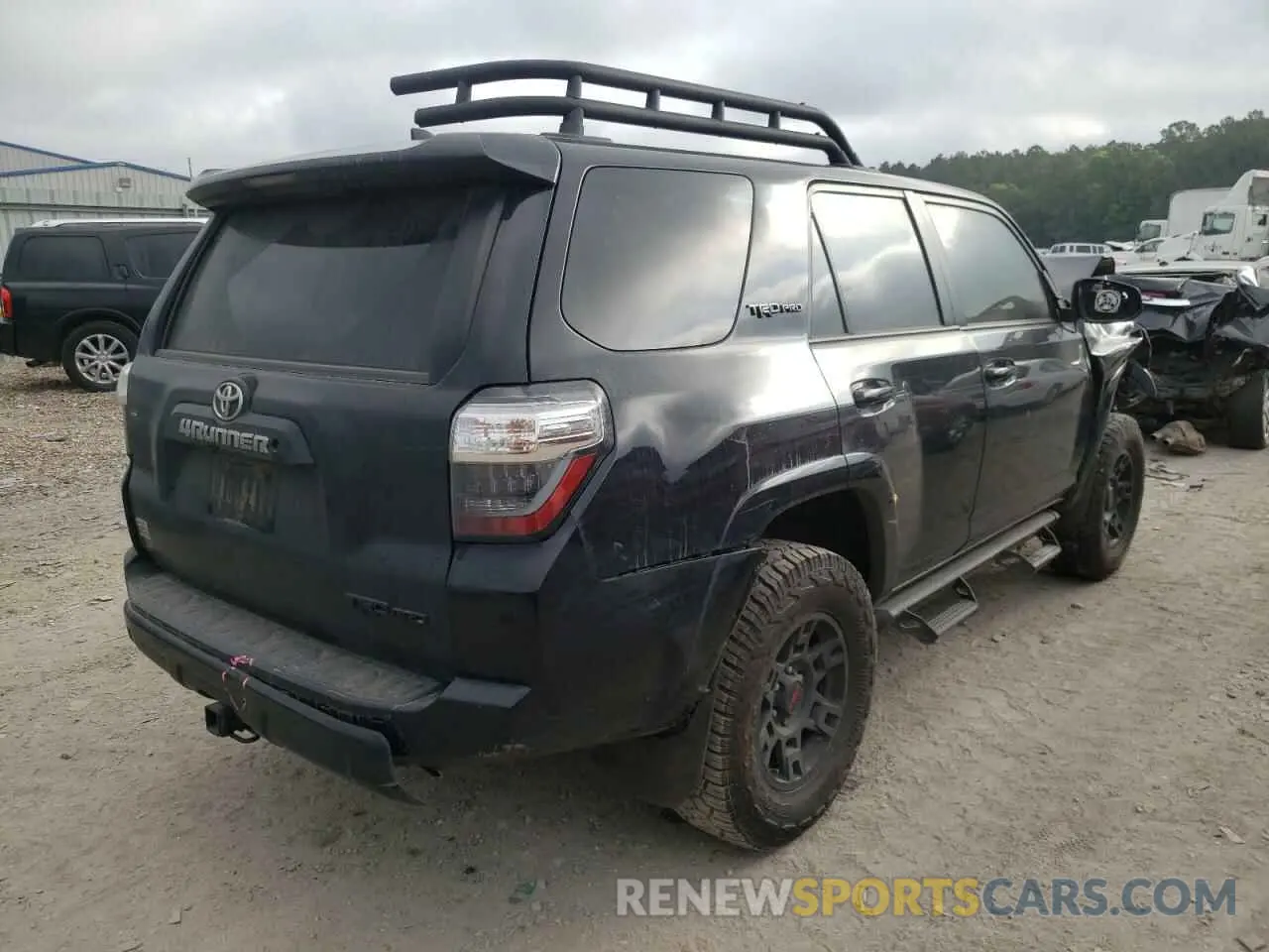 4 fotografías del automóvil dañado JTEBU5JR3K5670845 TOYOTA 4RUNNER 2019