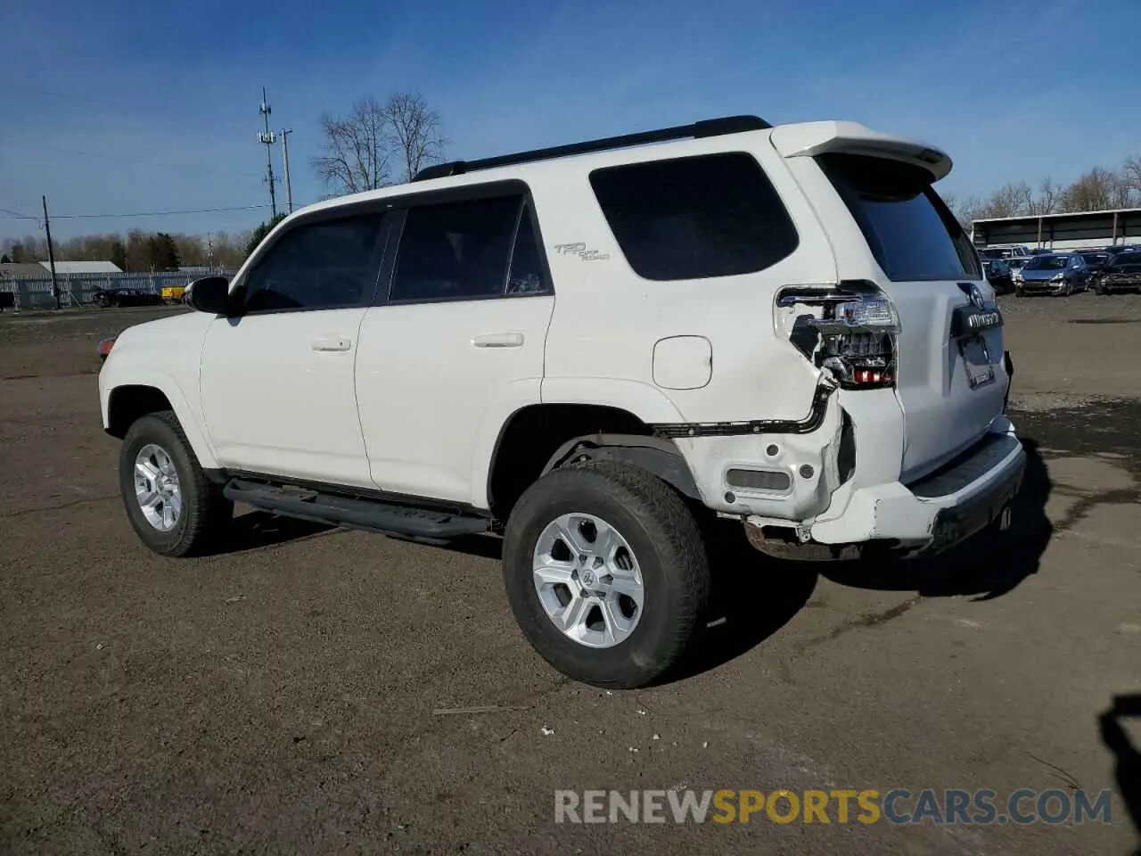 2 fotografías del automóvil dañado JTEBU5JR3K5680064 TOYOTA 4RUNNER 2019