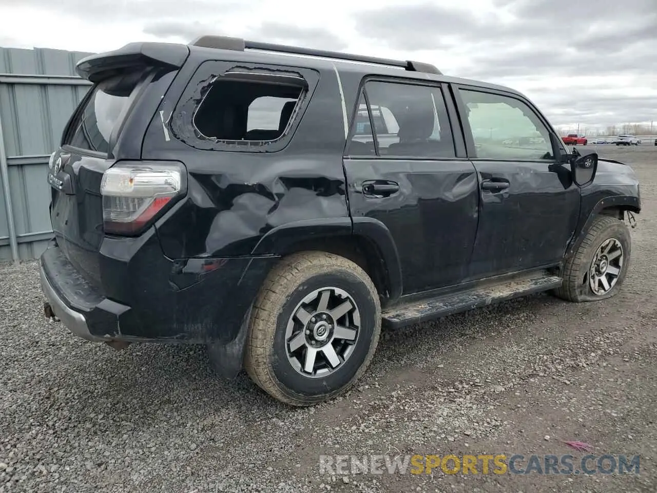 3 fotografías del automóvil dañado JTEBU5JR3K5690349 TOYOTA 4RUNNER 2019