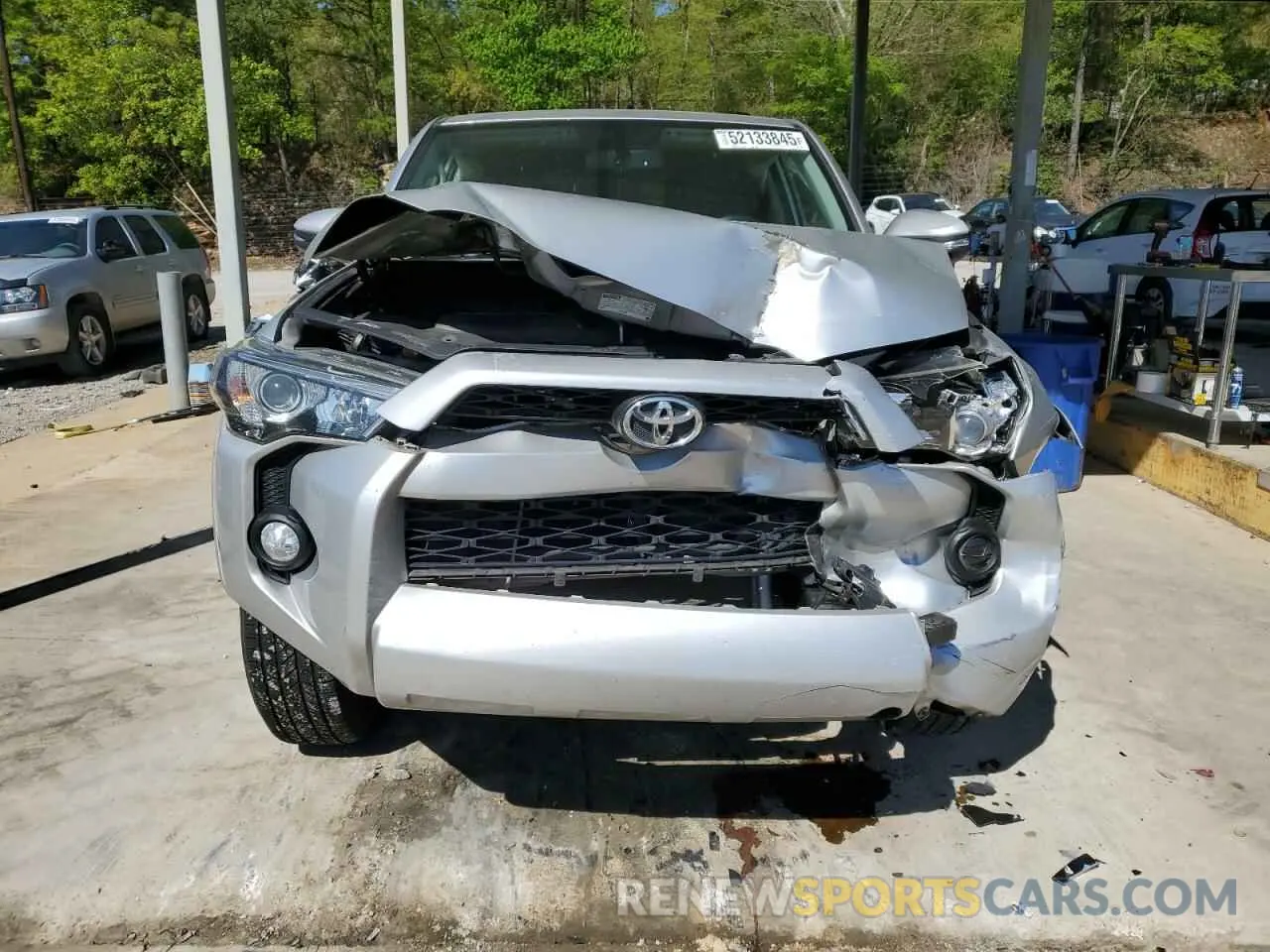 5 fotografías del automóvil dañado JTEBU5JR3K5699925 TOYOTA 4RUNNER 2019