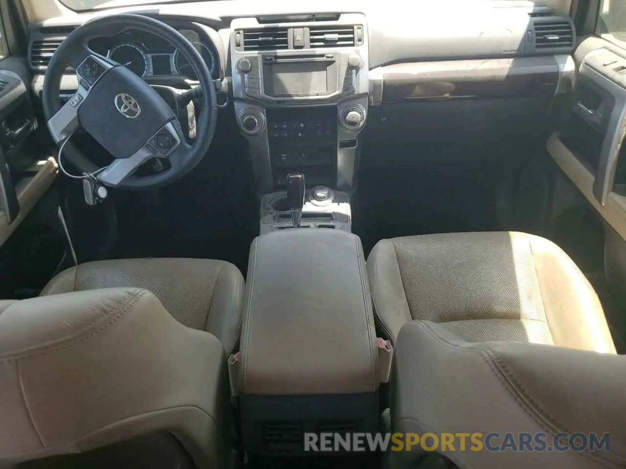 8 fotografías del automóvil dañado JTEBU5JR3K5709711 TOYOTA 4RUNNER 2019