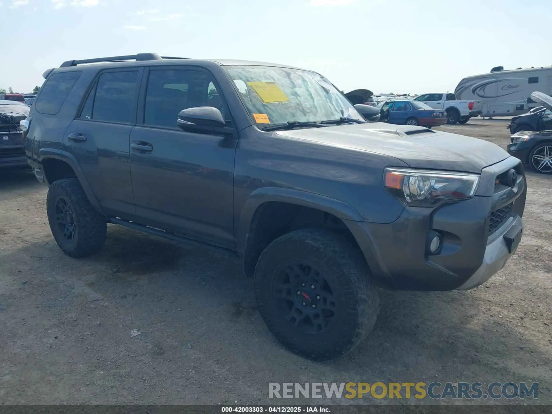 1 fotografías del automóvil dañado JTEBU5JR3K5713628 TOYOTA 4RUNNER 2019