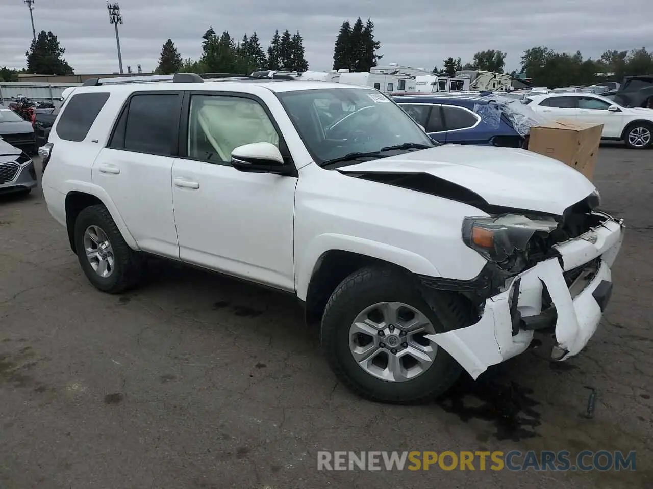 4 fotografías del automóvil dañado JTEBU5JR4K5611304 TOYOTA 4RUNNER 2019