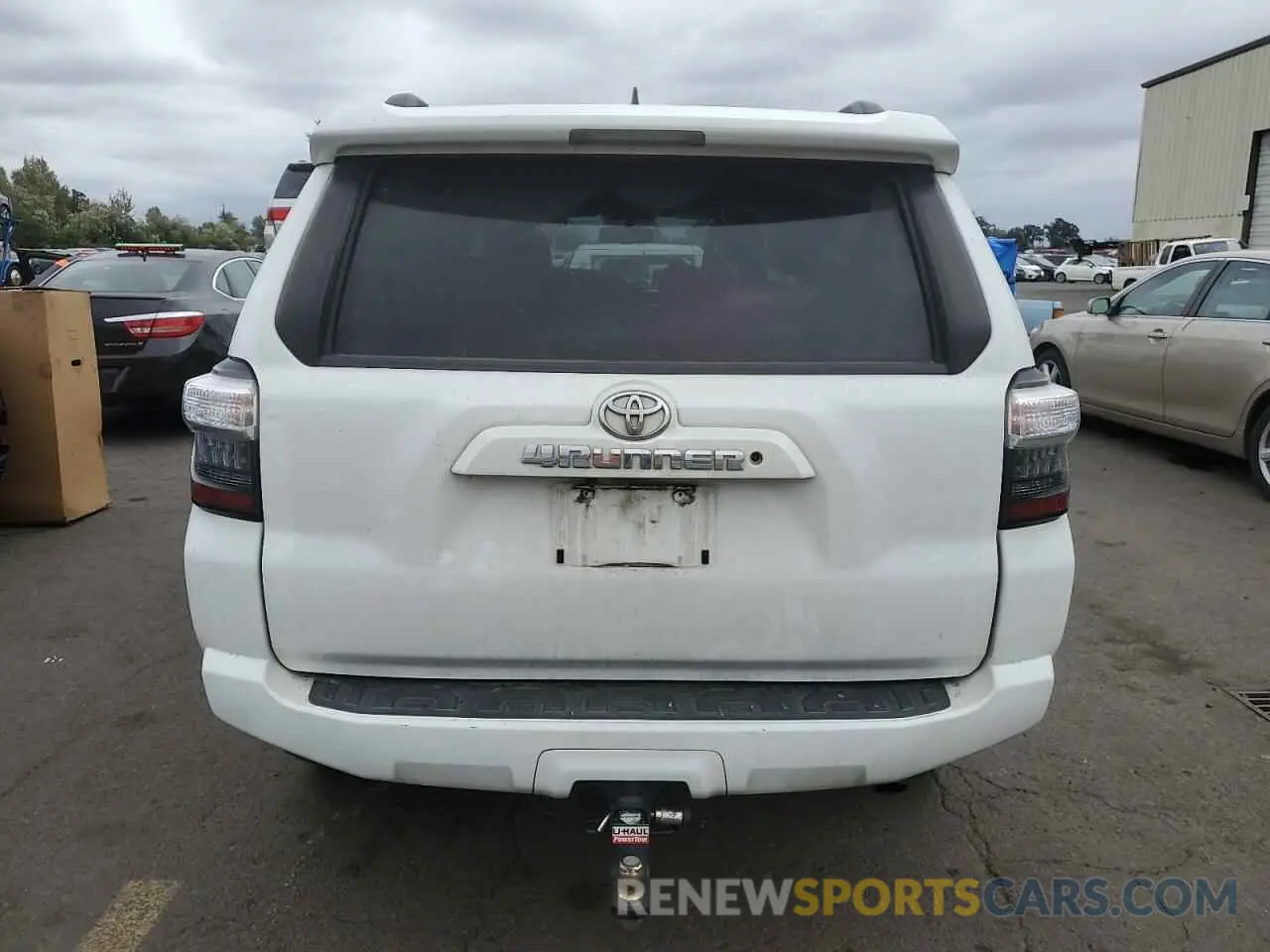 6 fotografías del automóvil dañado JTEBU5JR4K5611304 TOYOTA 4RUNNER 2019