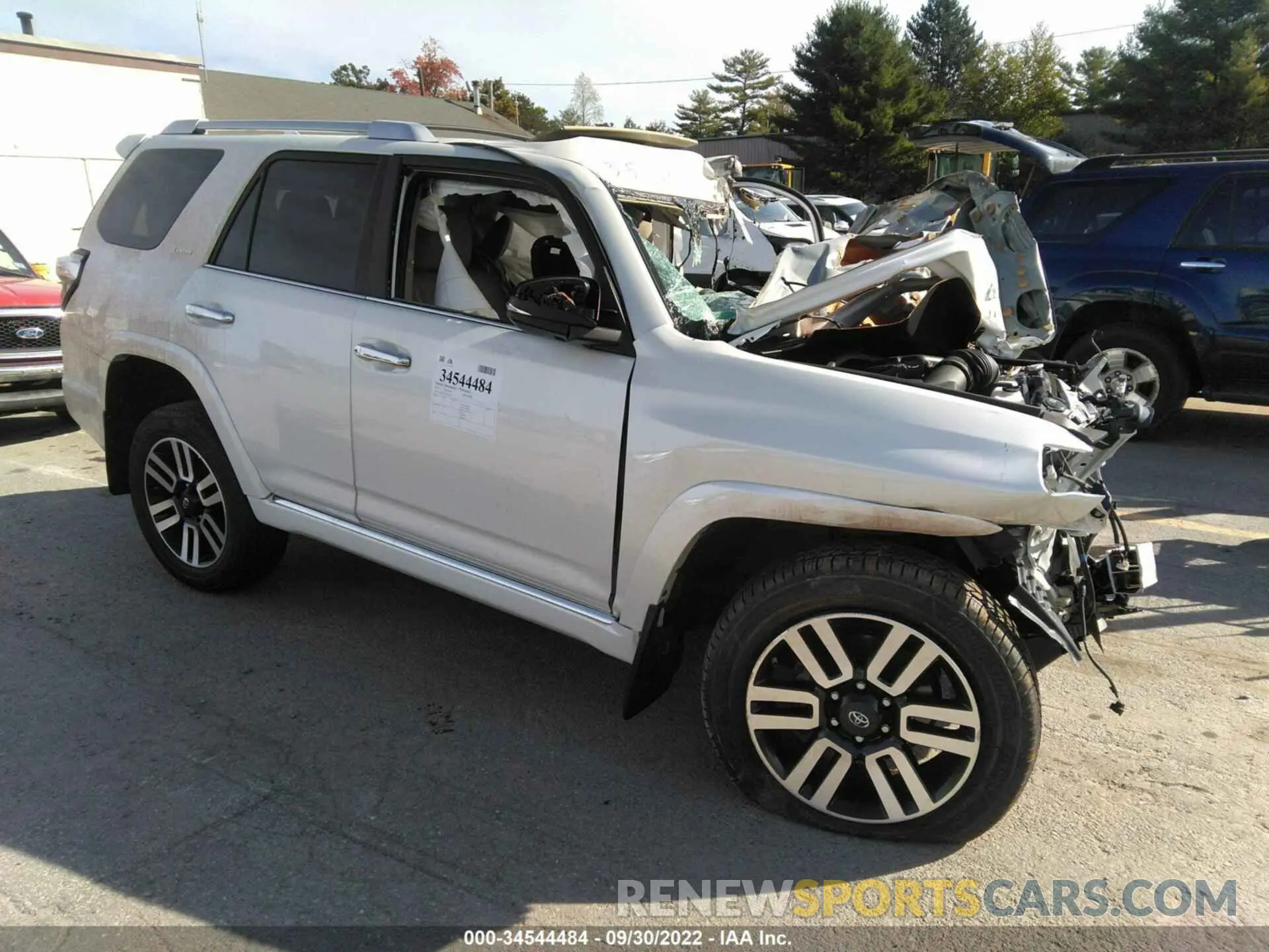 1 fotografías del automóvil dañado JTEBU5JR4K5611366 TOYOTA 4RUNNER 2019