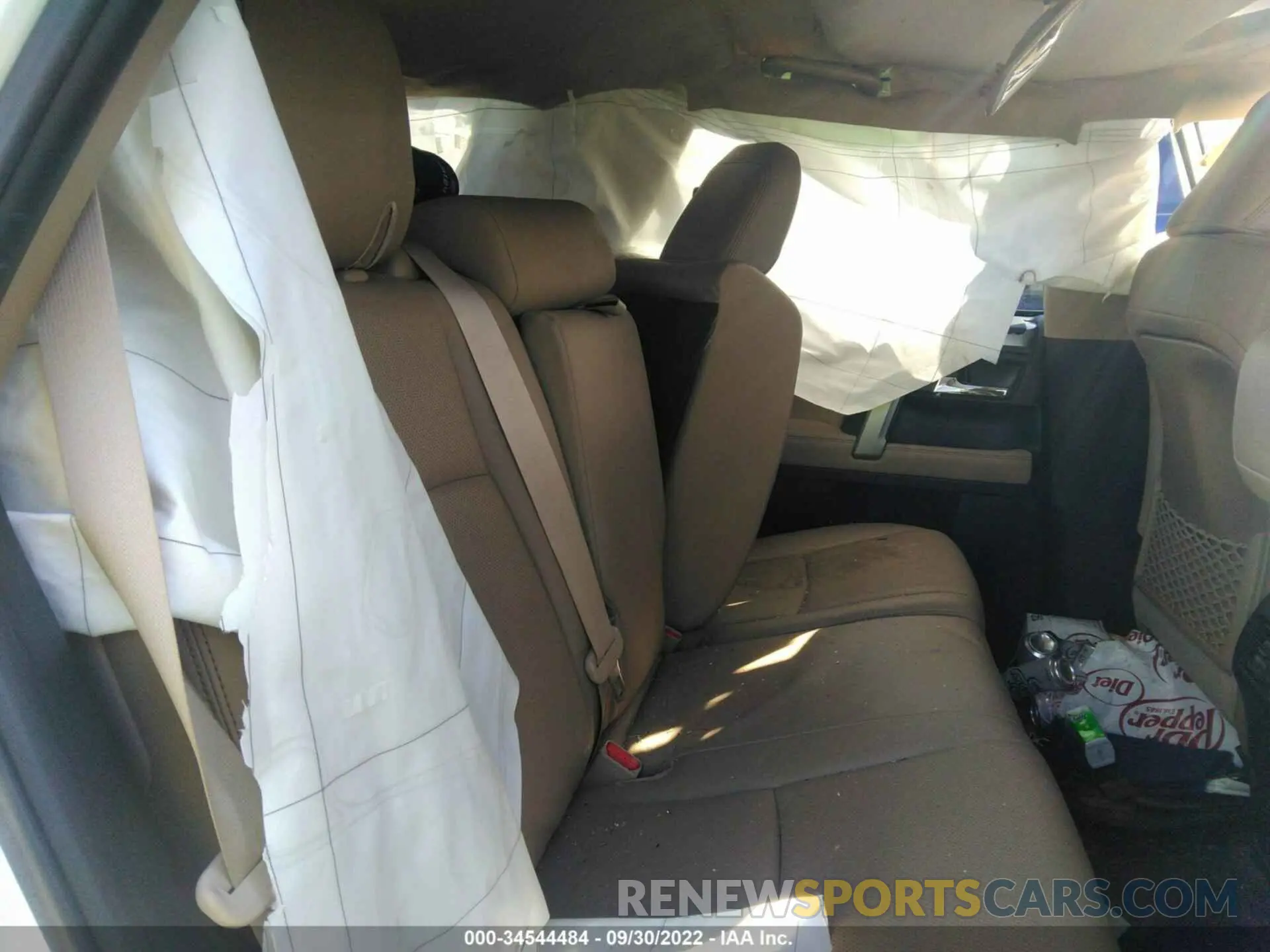 8 fotografías del automóvil dañado JTEBU5JR4K5611366 TOYOTA 4RUNNER 2019
