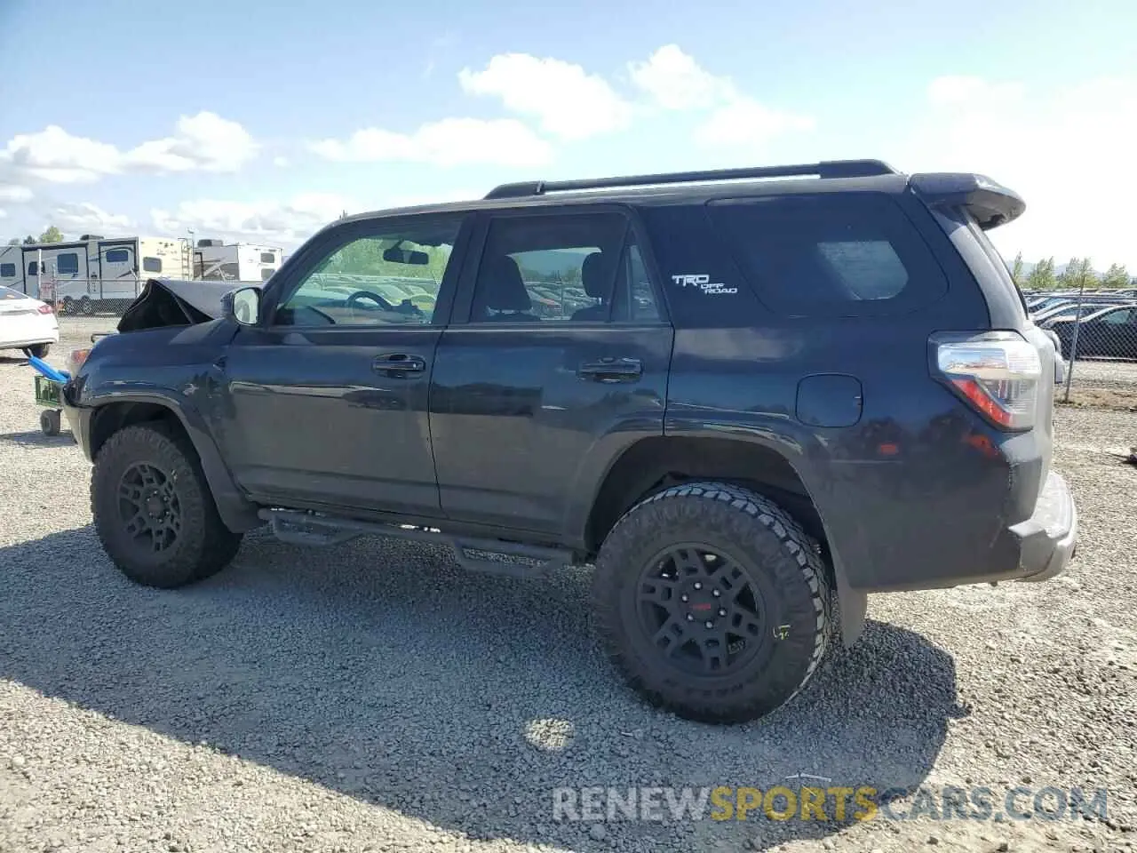 2 fotografías del automóvil dañado JTEBU5JR4K5625901 TOYOTA 4RUNNER 2019