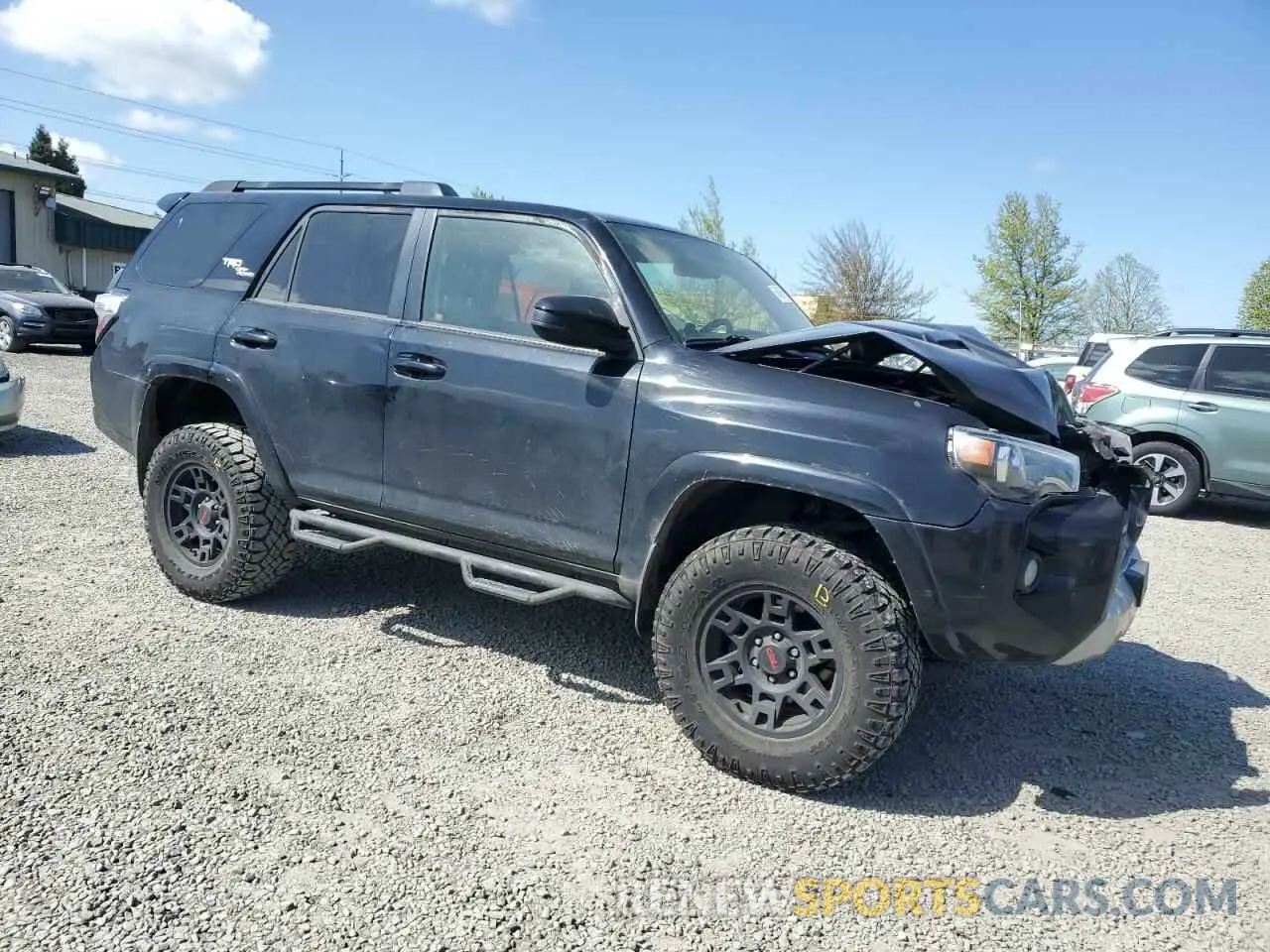 4 fotografías del automóvil dañado JTEBU5JR4K5625901 TOYOTA 4RUNNER 2019