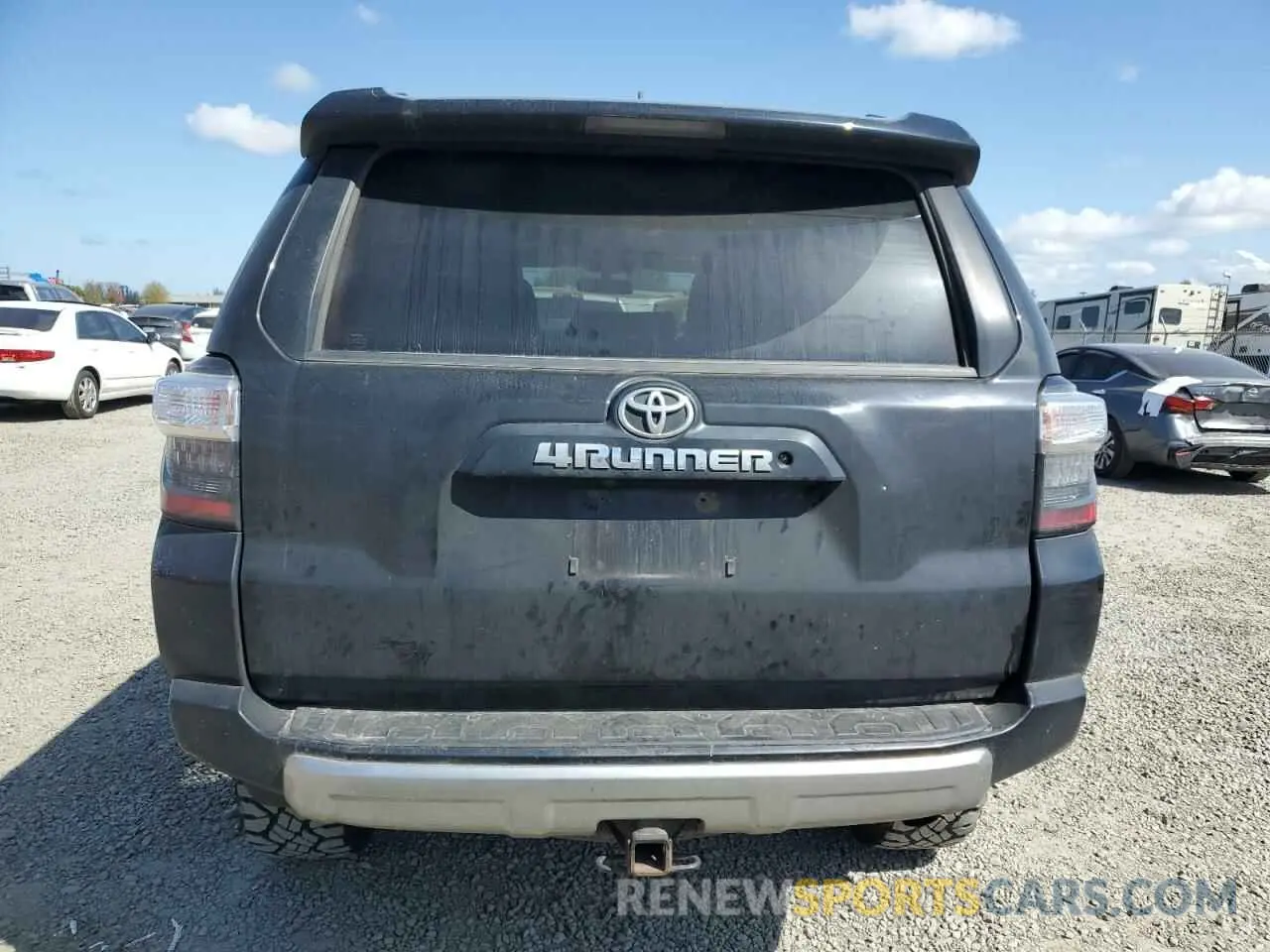 6 fotografías del automóvil dañado JTEBU5JR4K5625901 TOYOTA 4RUNNER 2019