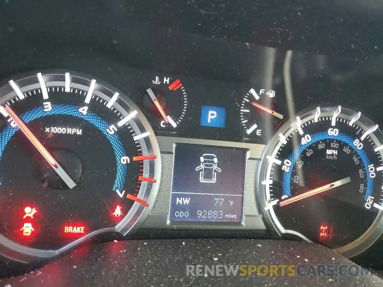 9 fotografías del automóvil dañado JTEBU5JR4K5650751 TOYOTA 4RUNNER 2019