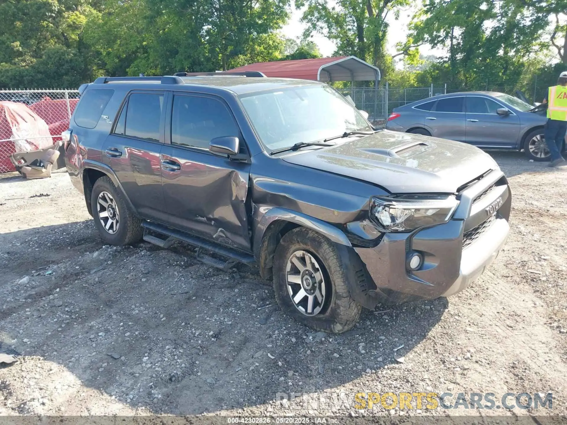 1 fotografías del automóvil dañado JTEBU5JR4K5655481 TOYOTA 4RUNNER 2019