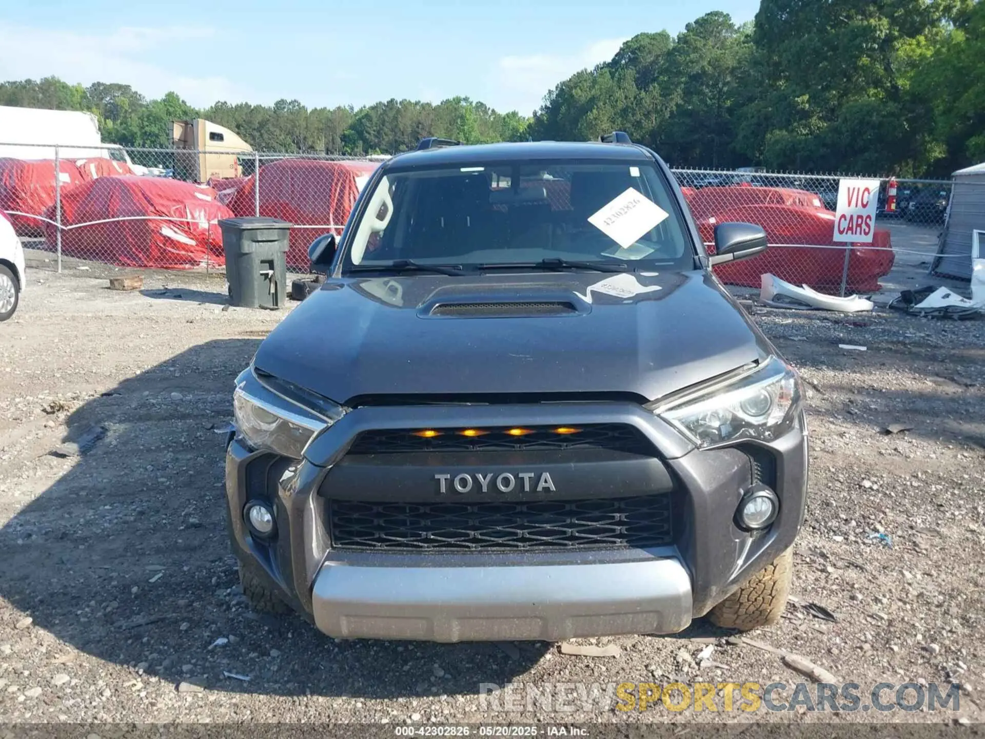 12 fotografías del automóvil dañado JTEBU5JR4K5655481 TOYOTA 4RUNNER 2019