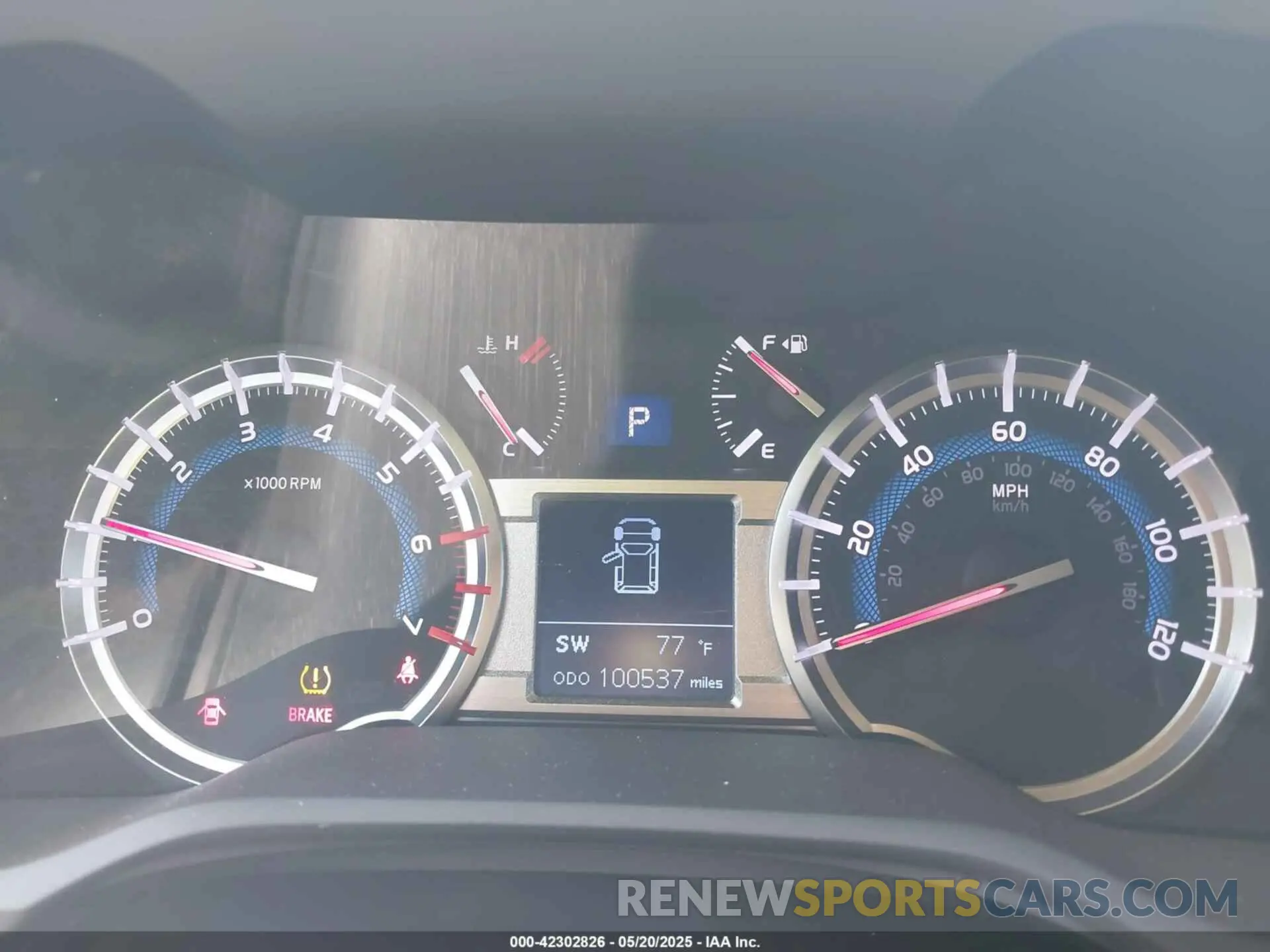 7 fotografías del automóvil dañado JTEBU5JR4K5655481 TOYOTA 4RUNNER 2019