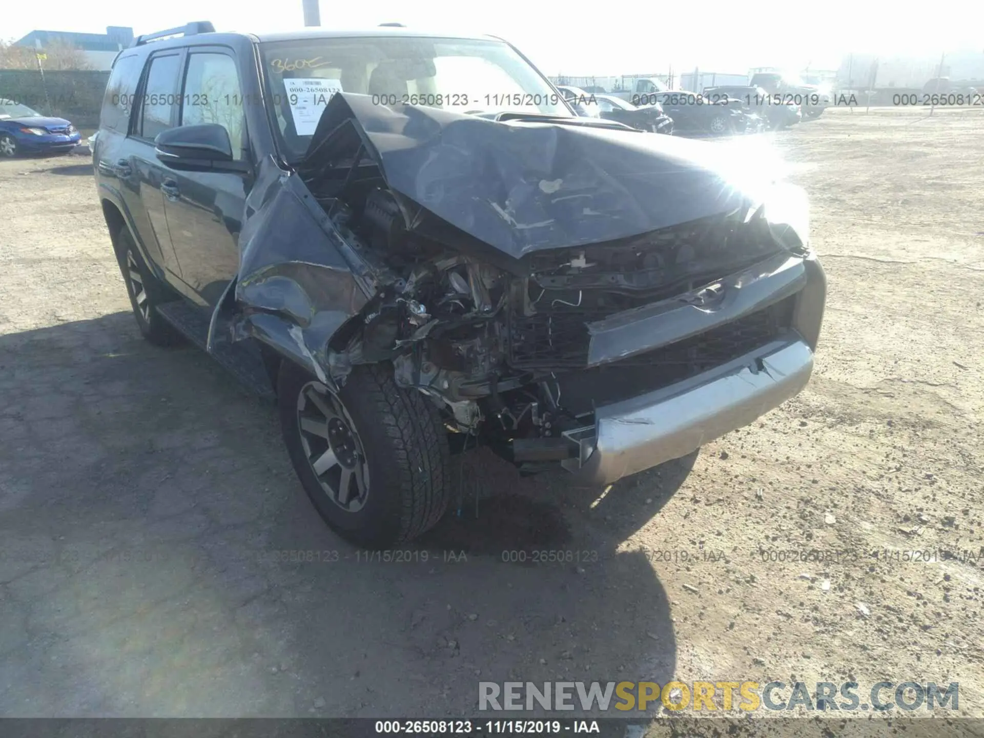6 fotografías del automóvil dañado JTEBU5JR4K5676623 TOYOTA 4RUNNER 2019